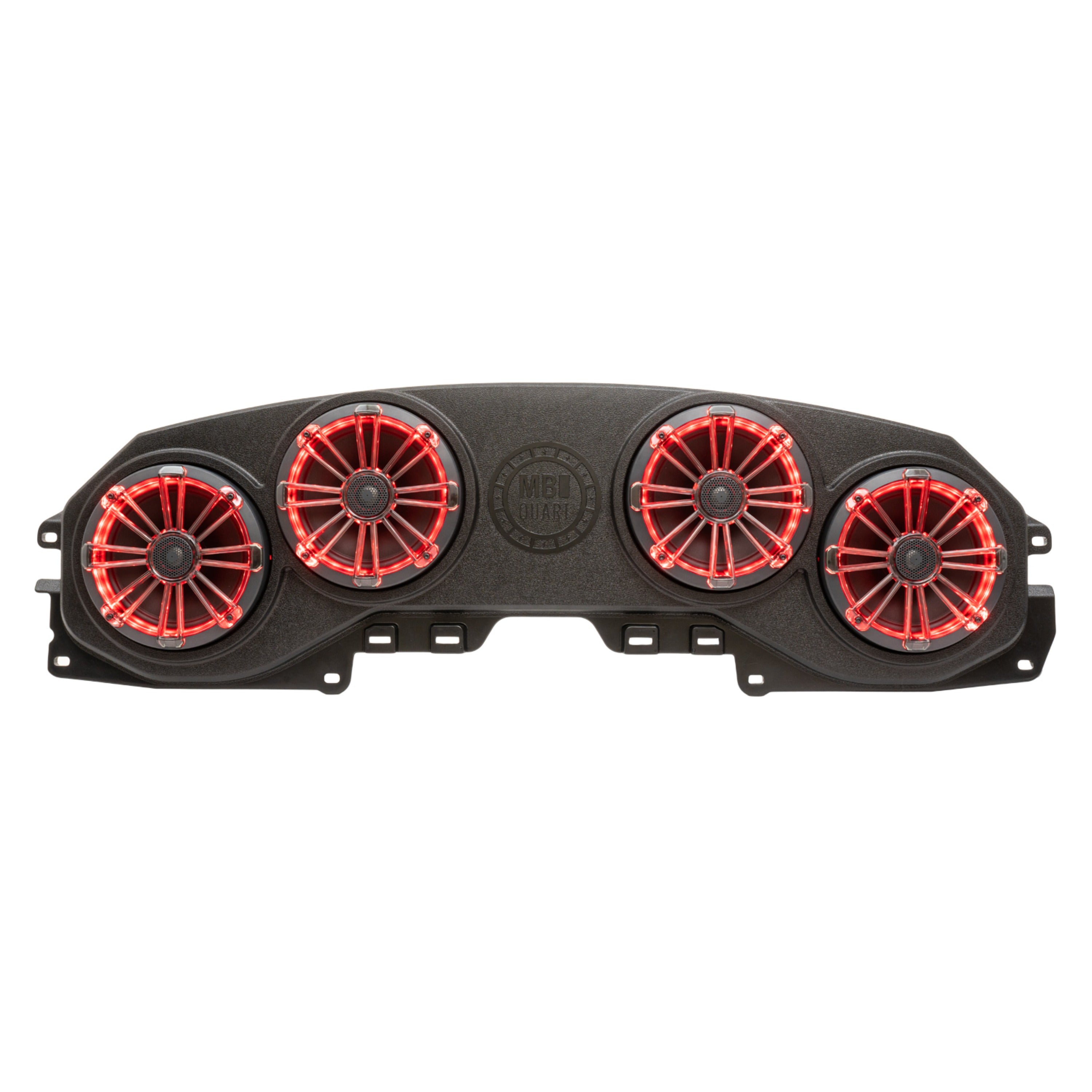 MB Quart MBQJ-48CRGB Jeep¨ Wrangler (JL) / Gladiator (JT) Tuned Rear Soundbar with 8 Inch Coaxial Speakers, Enclosure, and RGB LED Lighting