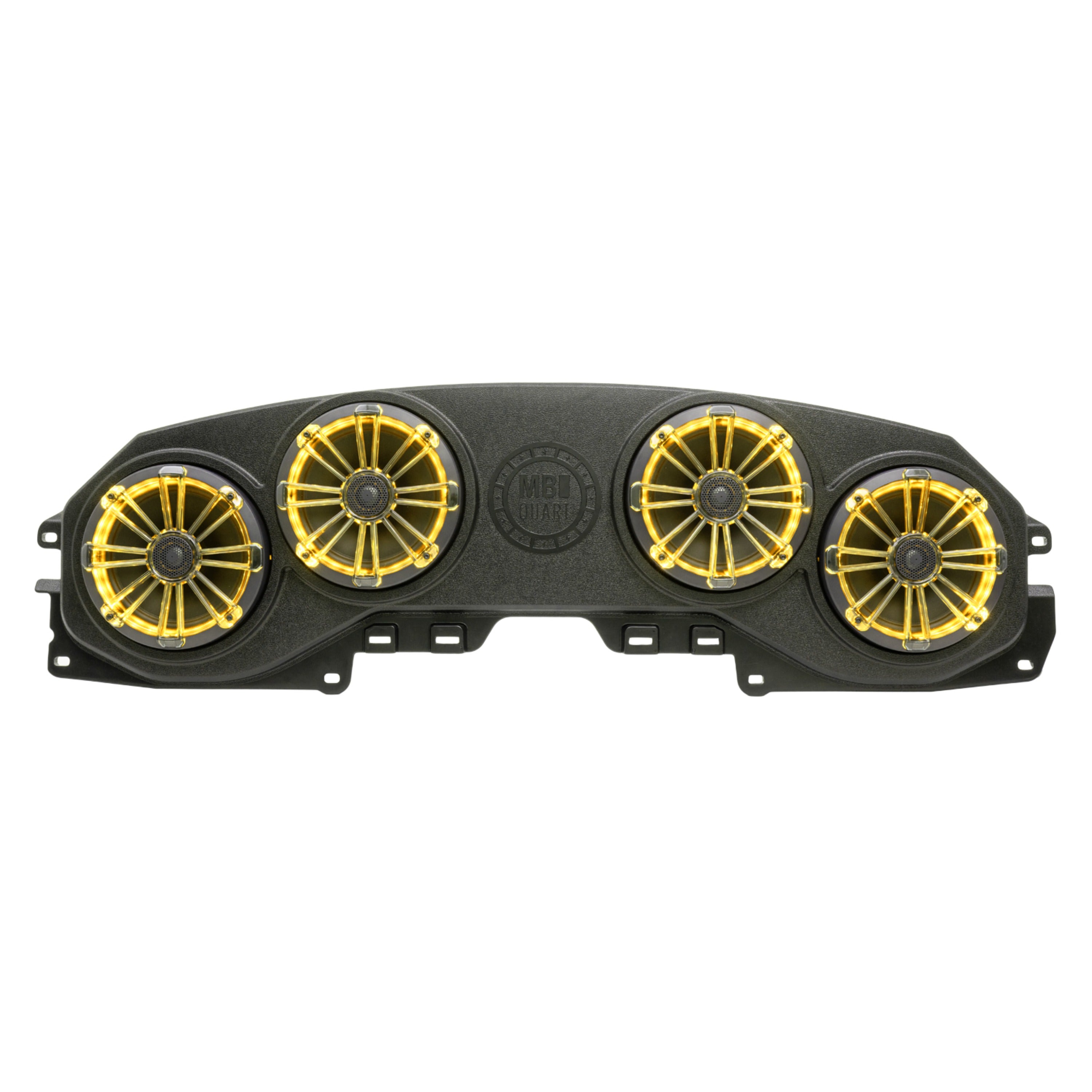 MB Quart MBQJ-48CRGB Jeep¨ Wrangler (JL) / Gladiator (JT) Tuned Rear Soundbar with 8 Inch Coaxial Speakers, Enclosure, and RGB LED Lighting