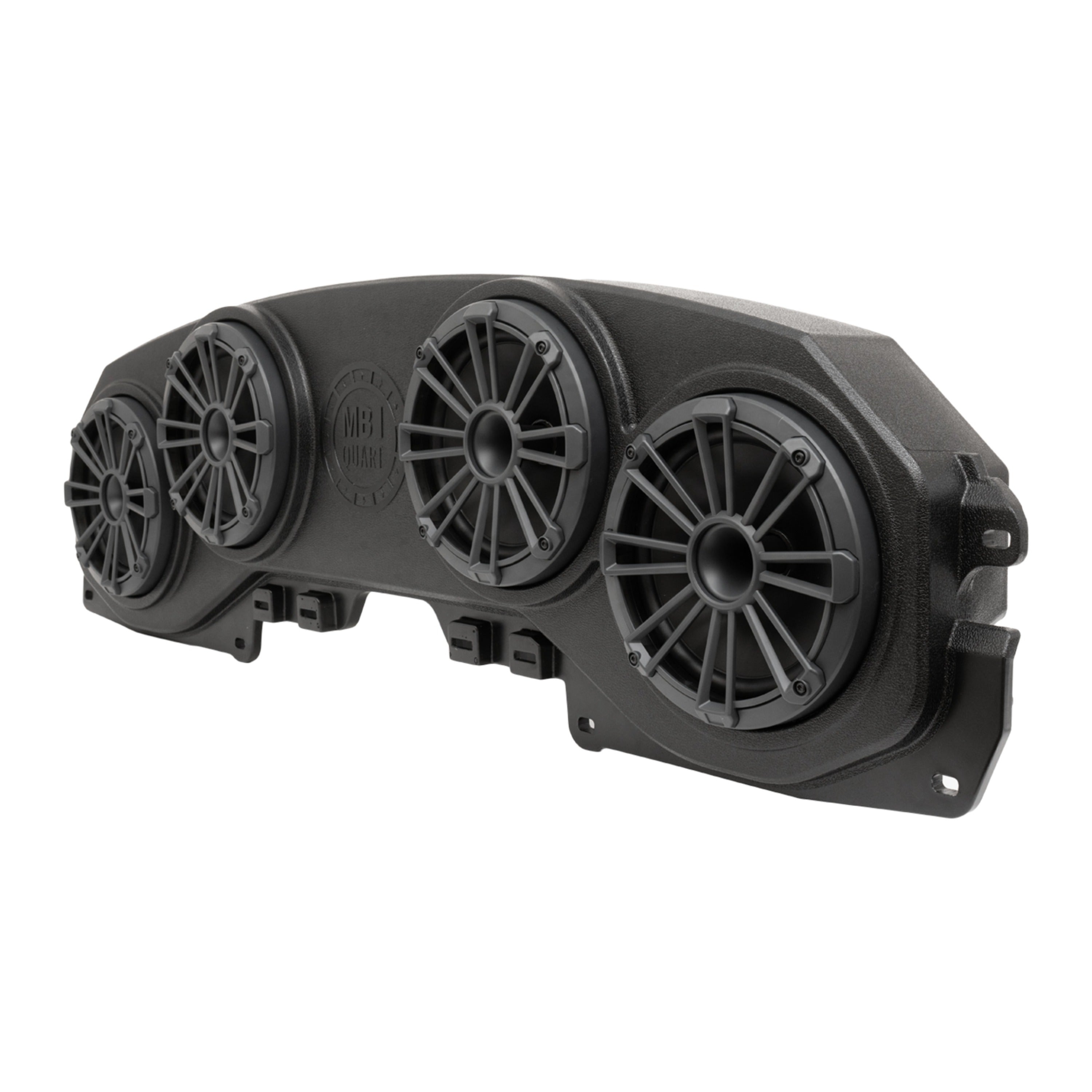 MB Quart MBQJ-48HRGB 2018-2023 Jeep Wrangler (JL) / Gladiator (JT) Rear Overhead Soundbar Four 8” Horn Speakers & LEDs