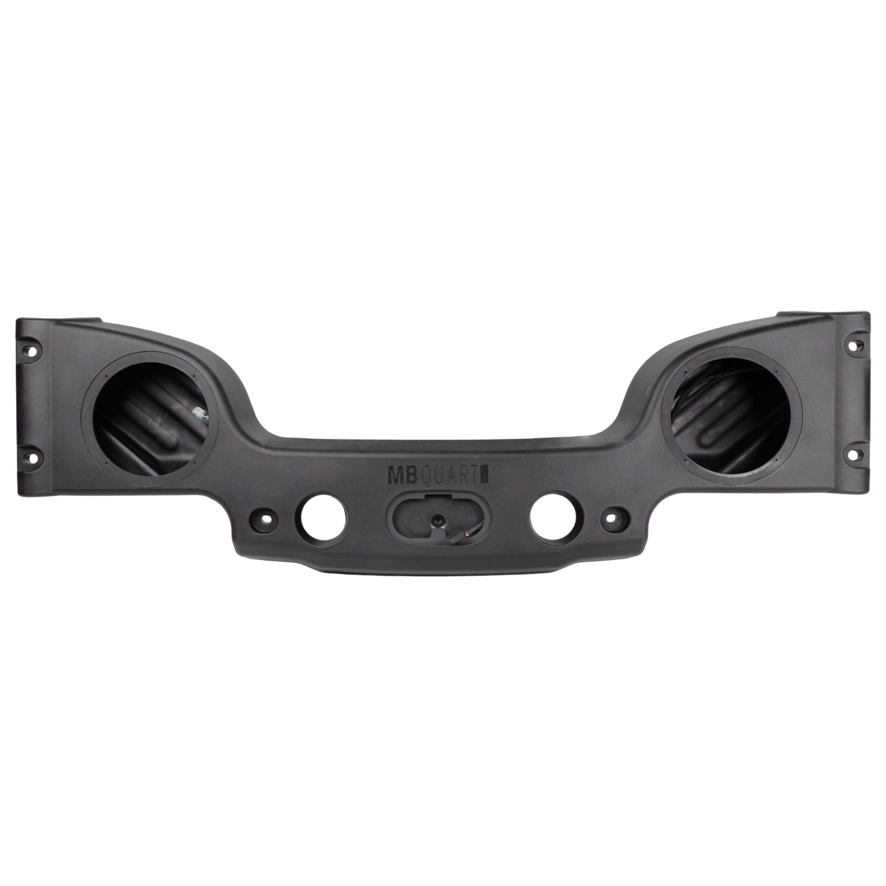 MB Quart MBQJK-28E Unloaded Jeep Wrangler (JK) Rear Overhead Soundbar Enclosure. (NO SPEAKERS)
