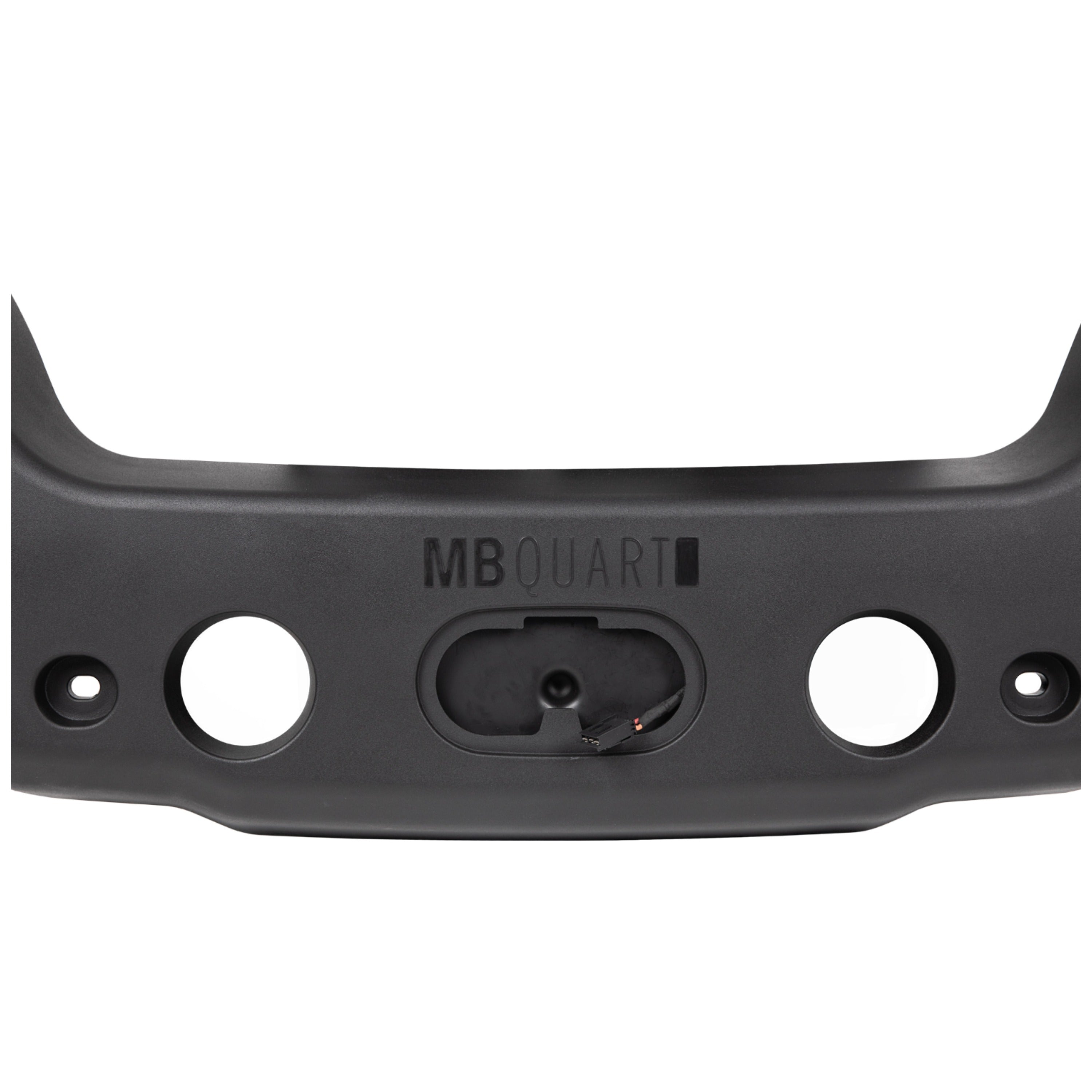 MB Quart MBQJK-28E Unloaded Jeep Wrangler (JK) Rear Overhead Soundbar Enclosure. (NO SPEAKERS)