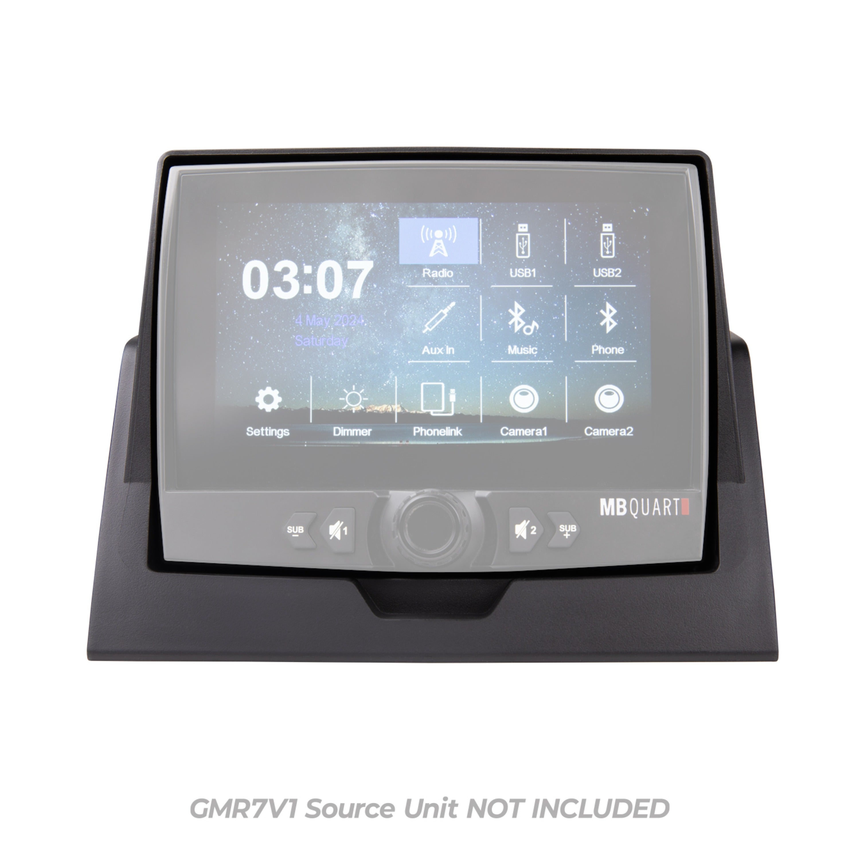 MB Quart MBQRG-DASH-1 Polaris Ranger - Install kit for GMR-7V1 Source Unit (GMR-7V1.2 sold separately)