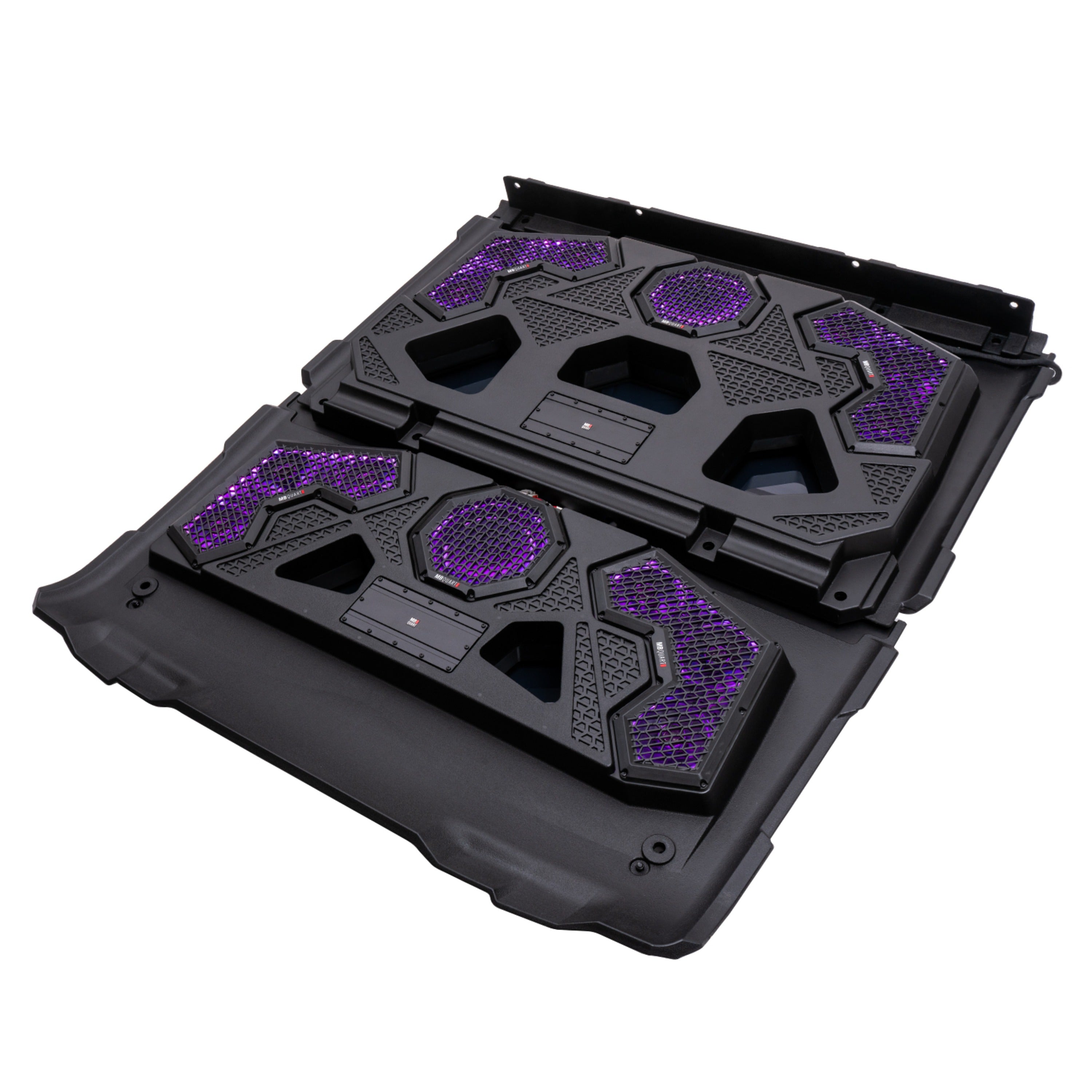 MB Quart MBQRG4-S14R 1000-watt Ranger audio roof with a dash-mounted GMR7V1 source unit