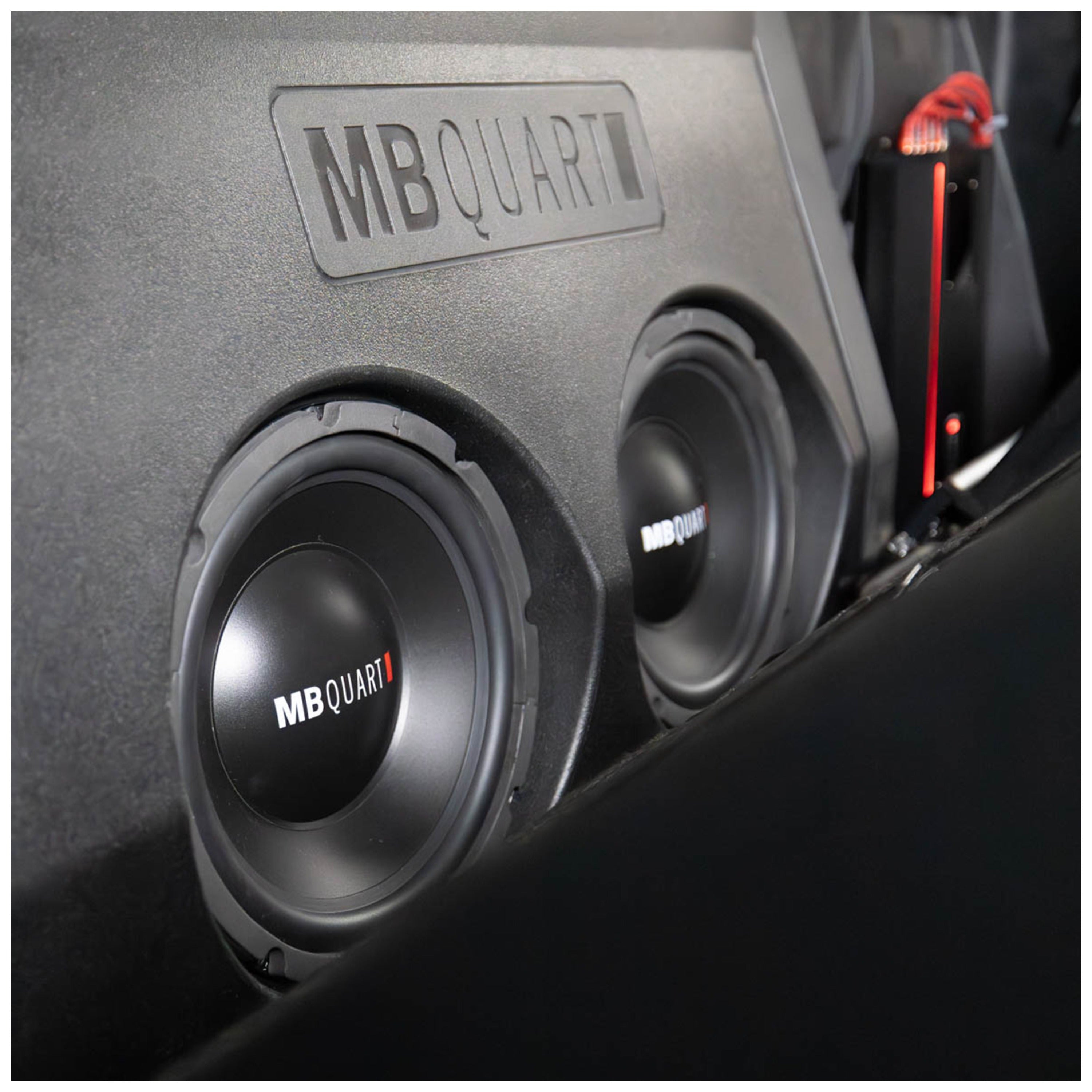 MB Quart MBTAC-SUB-1 Toyota Tacoma 2016-2023 Dual 10" Sealed Subwoofer Upgrade