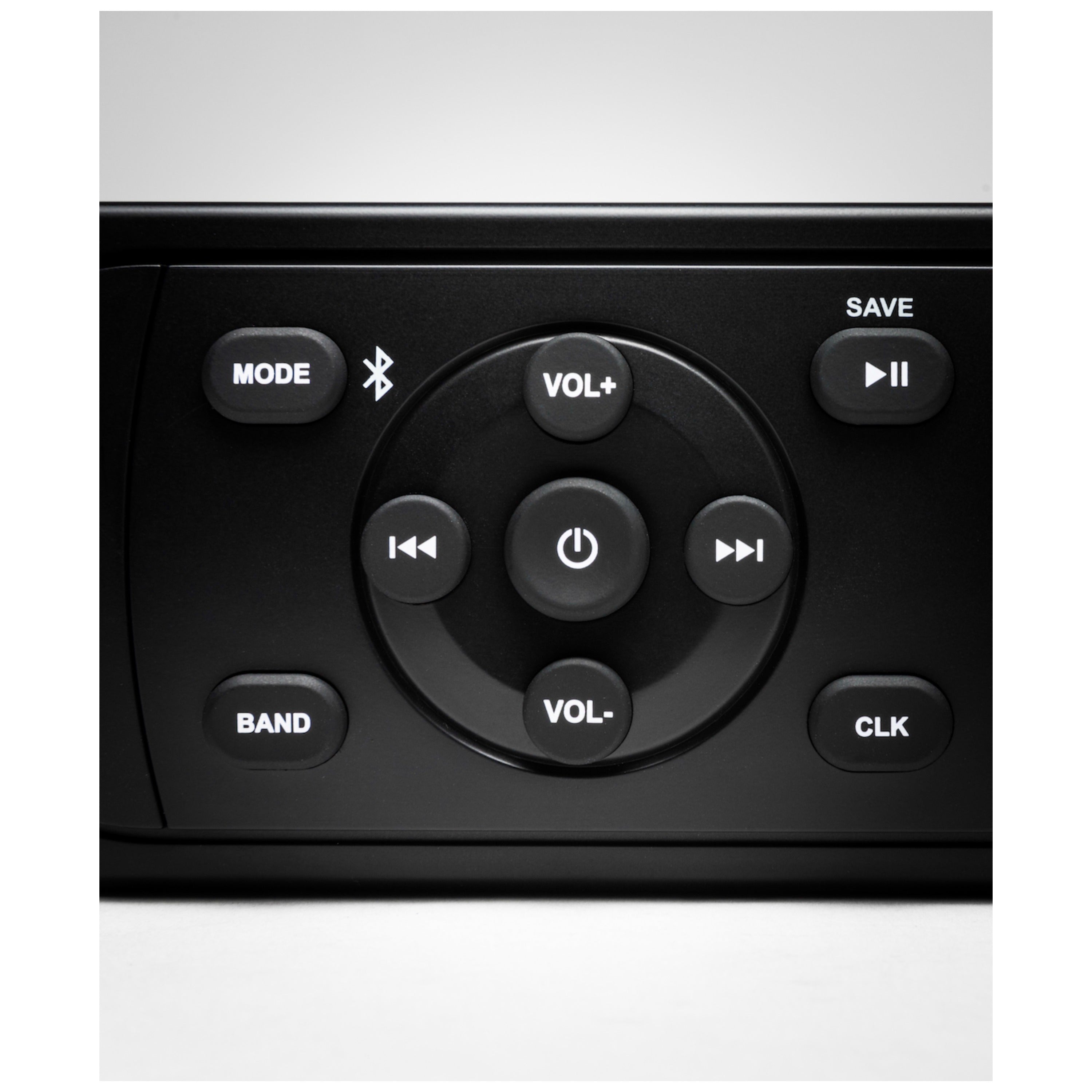 MB Quart MDR2.0 DIN Mount Mechless RV Radio/Source Unit (black)