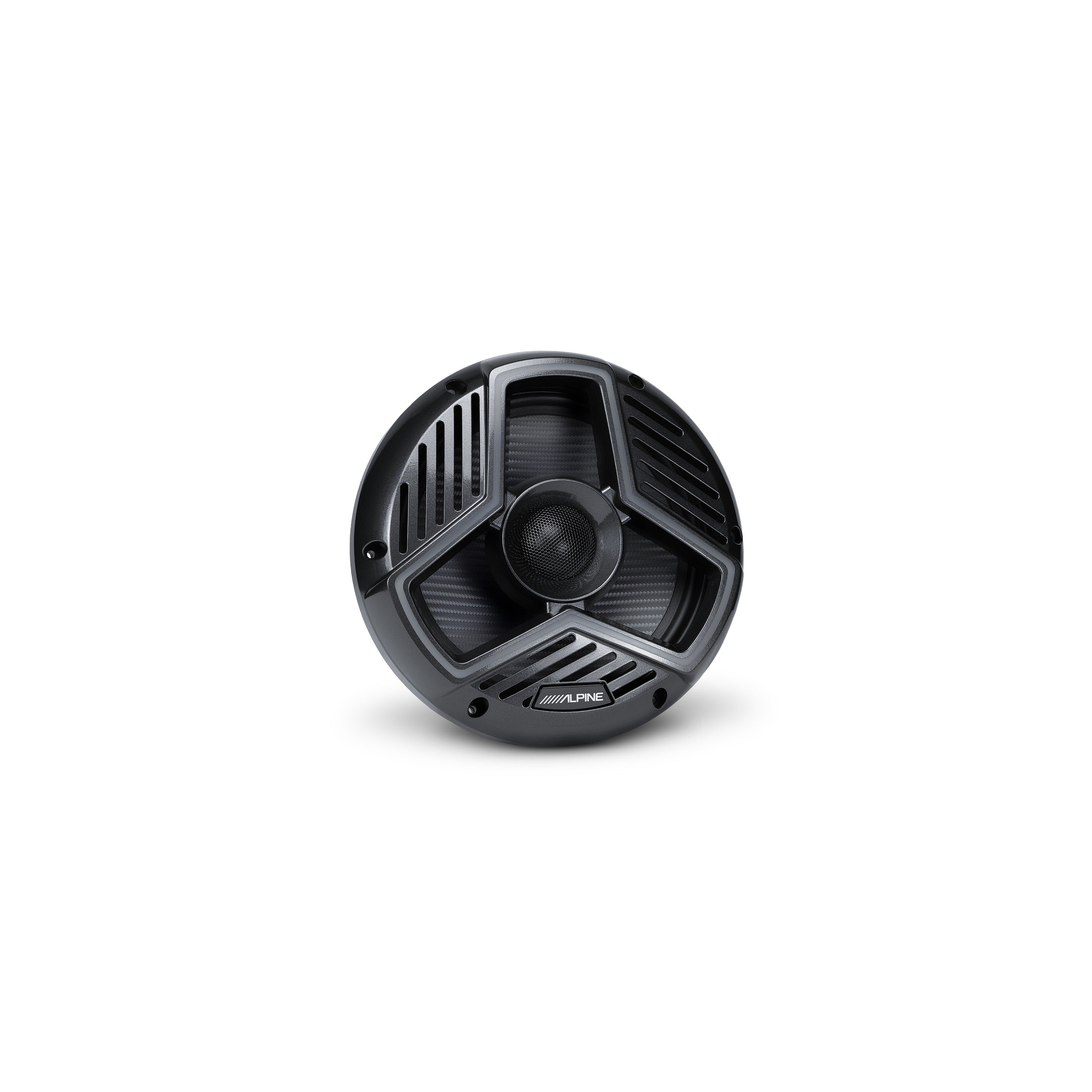 Alpine Marine 8.8" Marine Coaxial Speakers with Integrated RGB Lighting and IP66 Waterproof Design