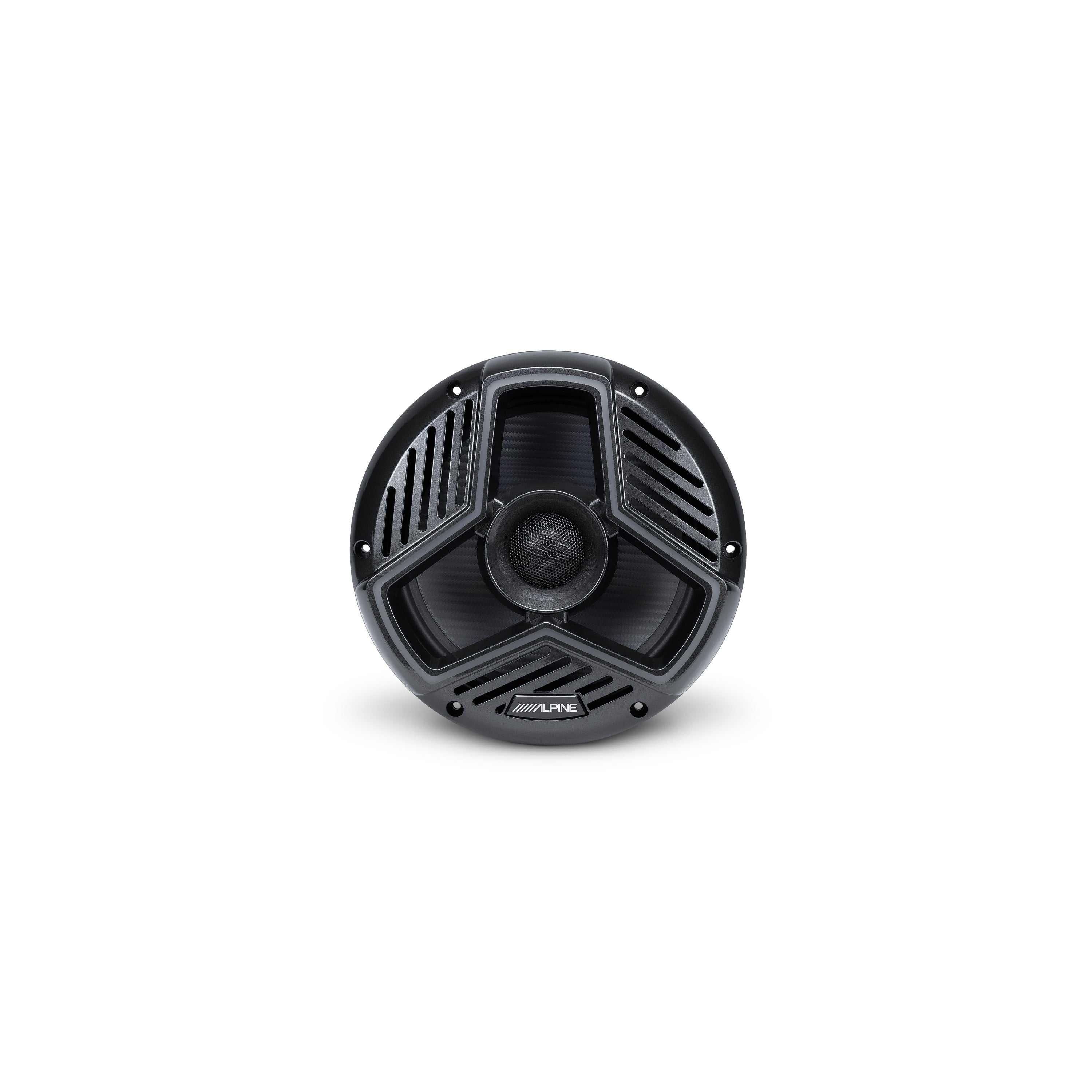 Alpine Marine 8.8" Marine Coaxial Speakers with Integrated RGB Lighting and IP66 Waterproof Design