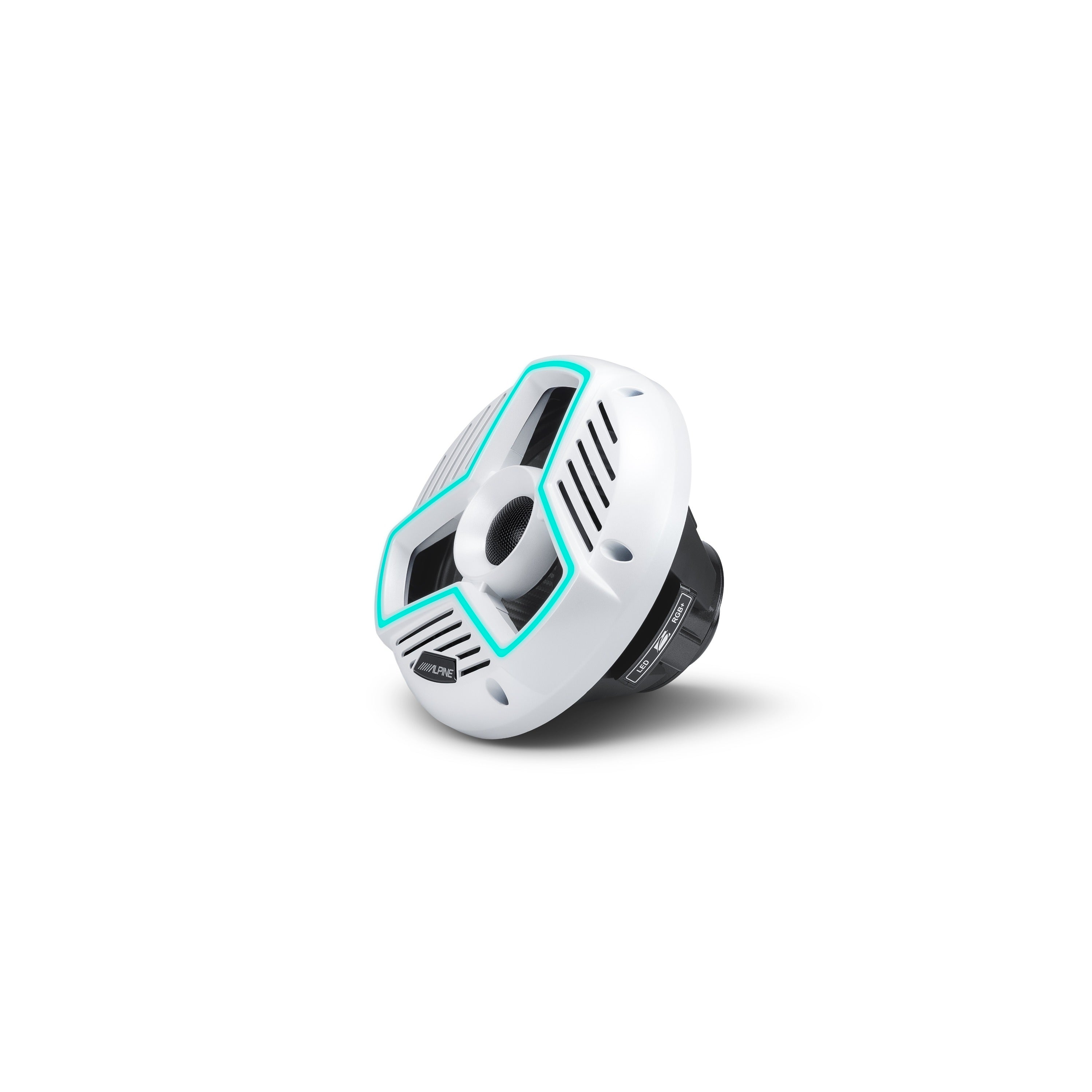 Alpine Marine 8.8" Marine Coaxial Speakers with Integrated RGB Lighting and IP66 Waterproof Design