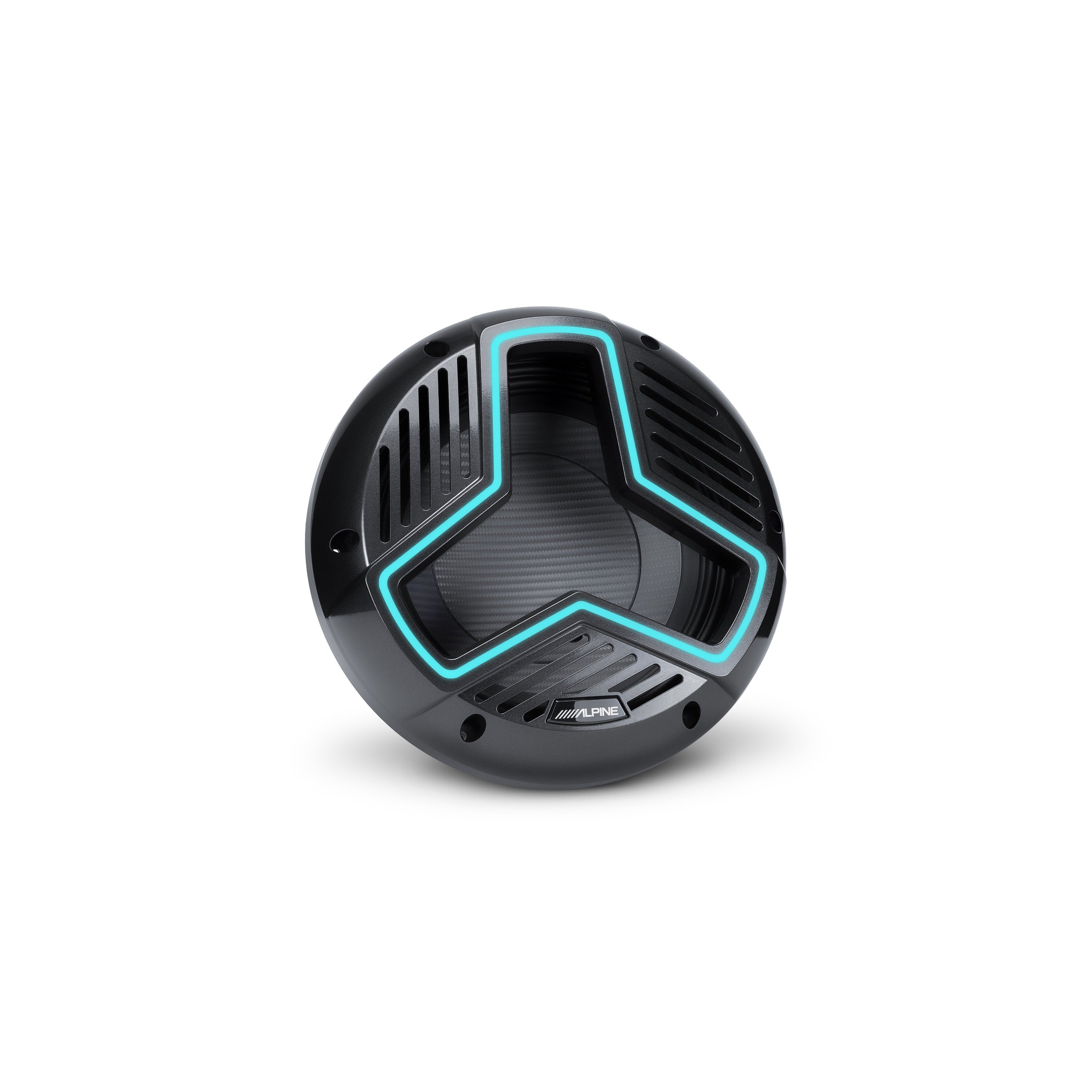 Alpine Marine 10" Marine Subwoofer with Integrated RGB Lighting and IP66 Waterproof Design