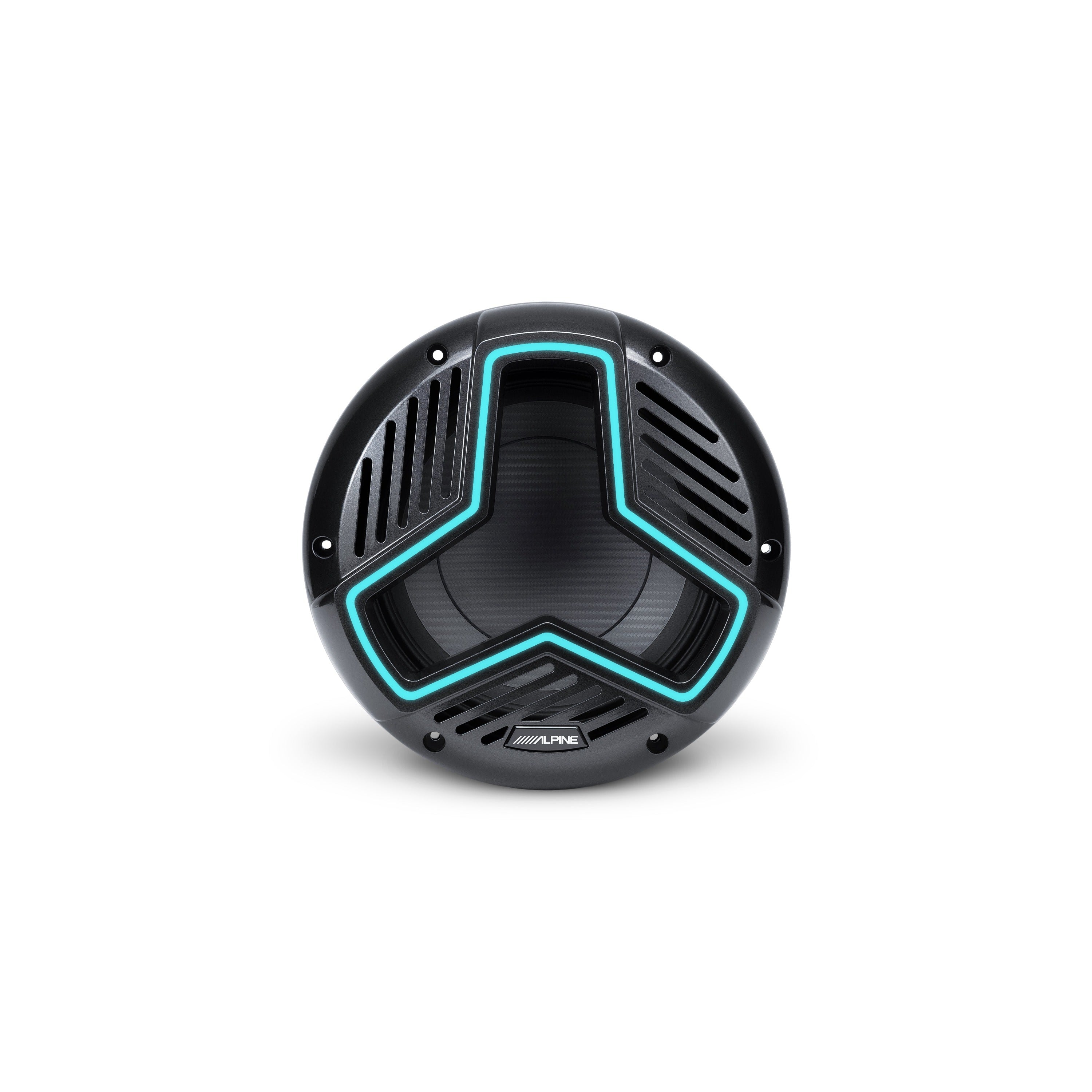 Alpine Marine 10" Marine Subwoofer with Integrated RGB Lighting and IP66 Waterproof Design