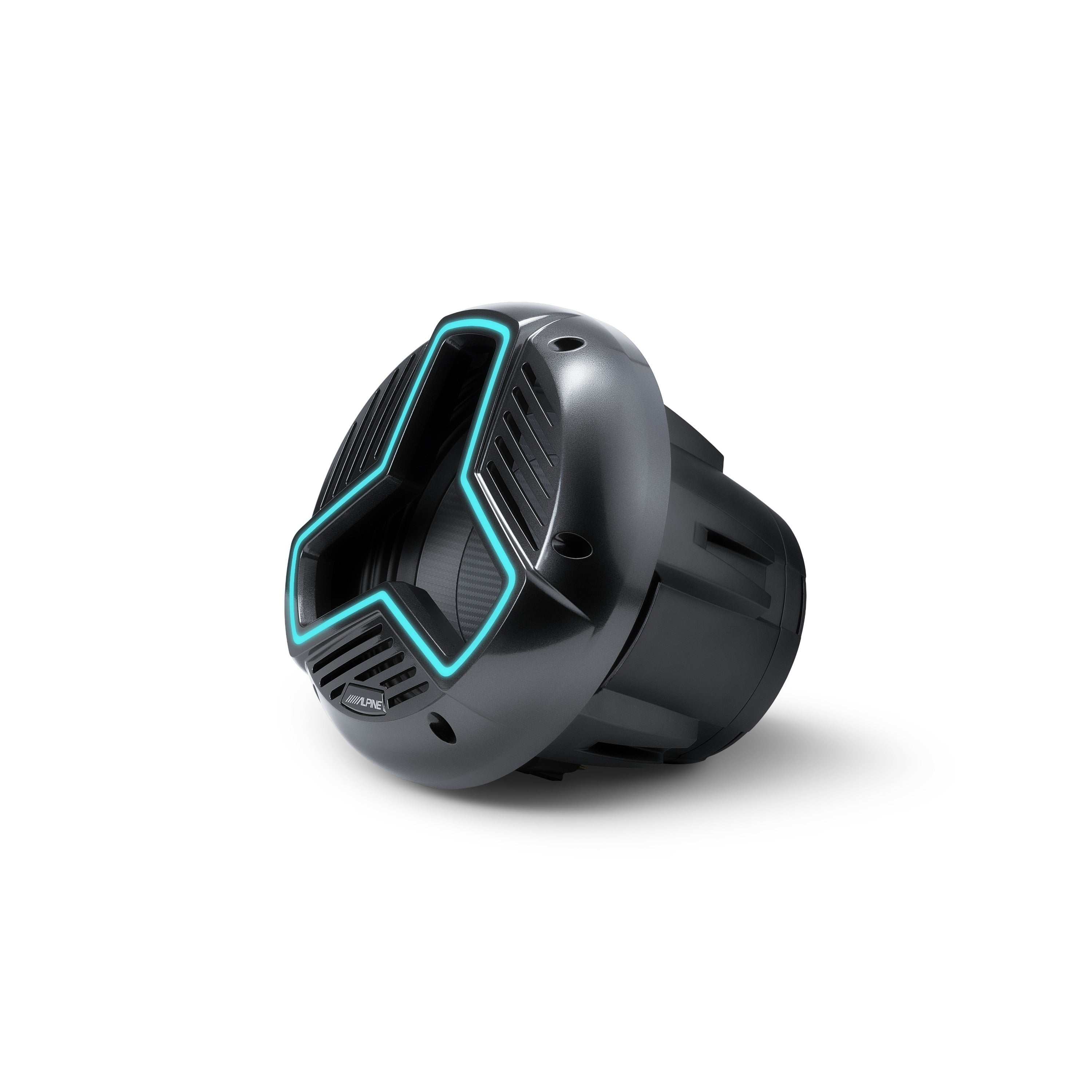 Alpine Marine 10" Marine Subwoofer with Integrated RGB Lighting and IP66 Waterproof Design