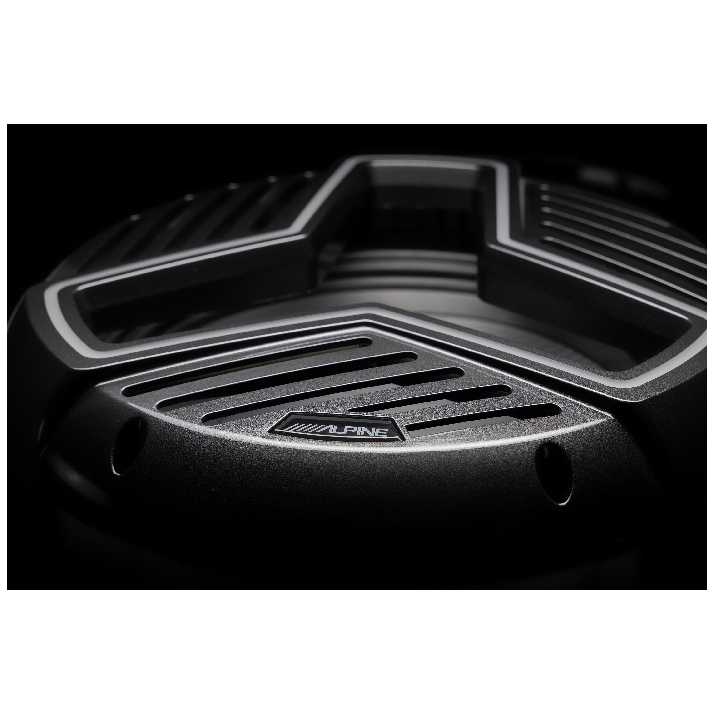 Alpine Marine 12" Marine Subwoofer with Integrated RGB Lighting and IP66 Waterproof Design