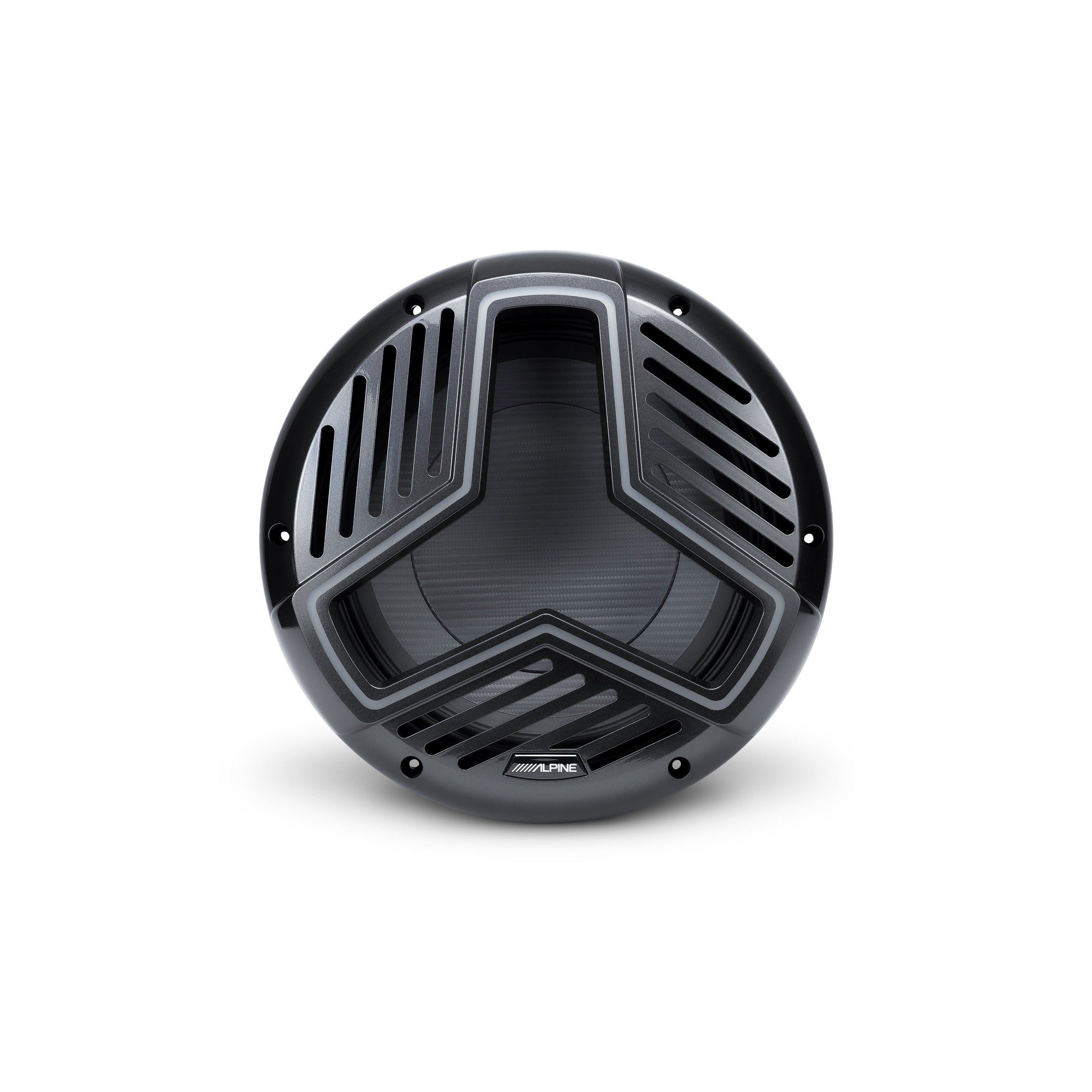 Alpine Marine 12" Marine Subwoofer with Integrated RGB Lighting and IP66 Waterproof Design