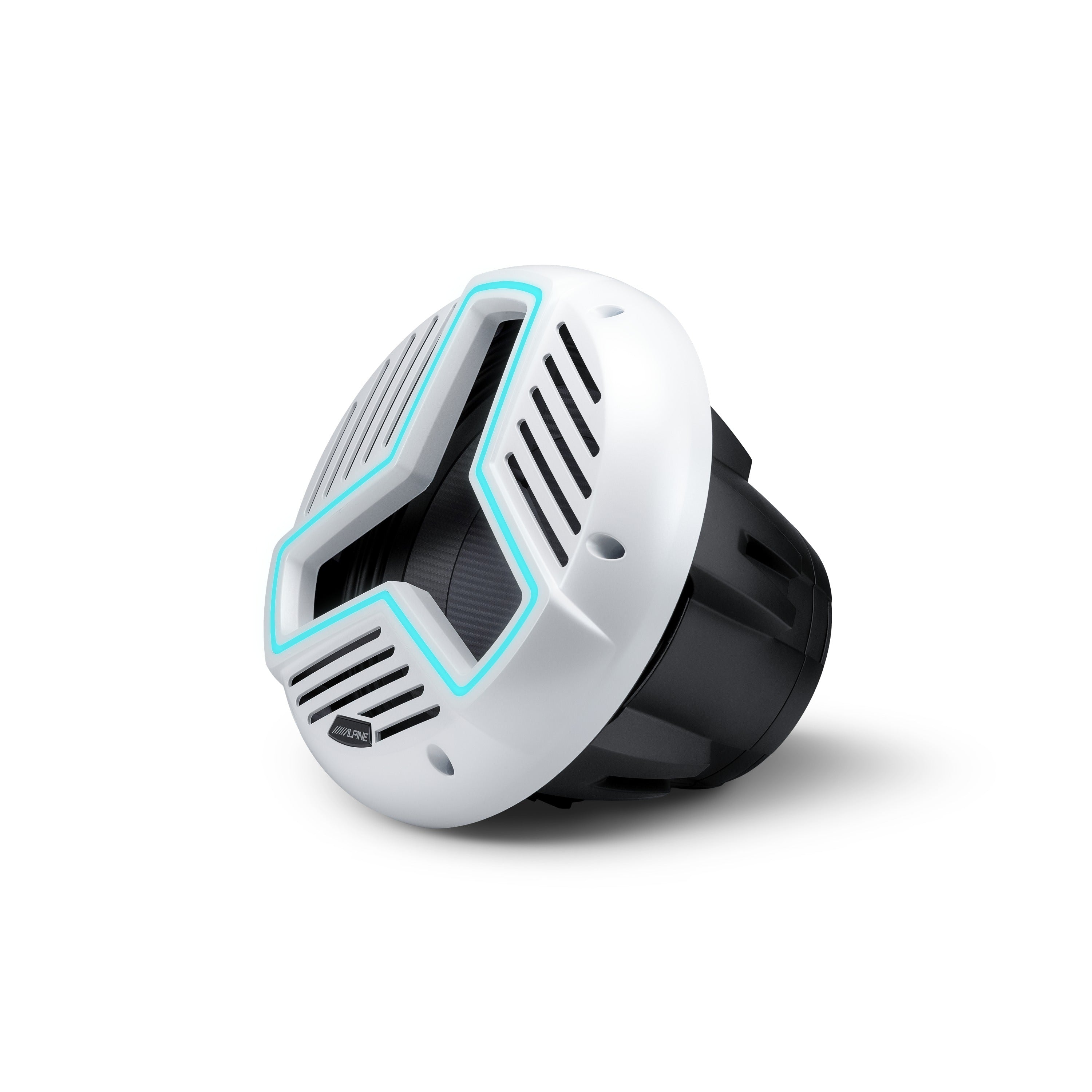 Alpine Marine 12" Marine Subwoofer with Integrated RGB Lighting and IP66 Waterproof Design