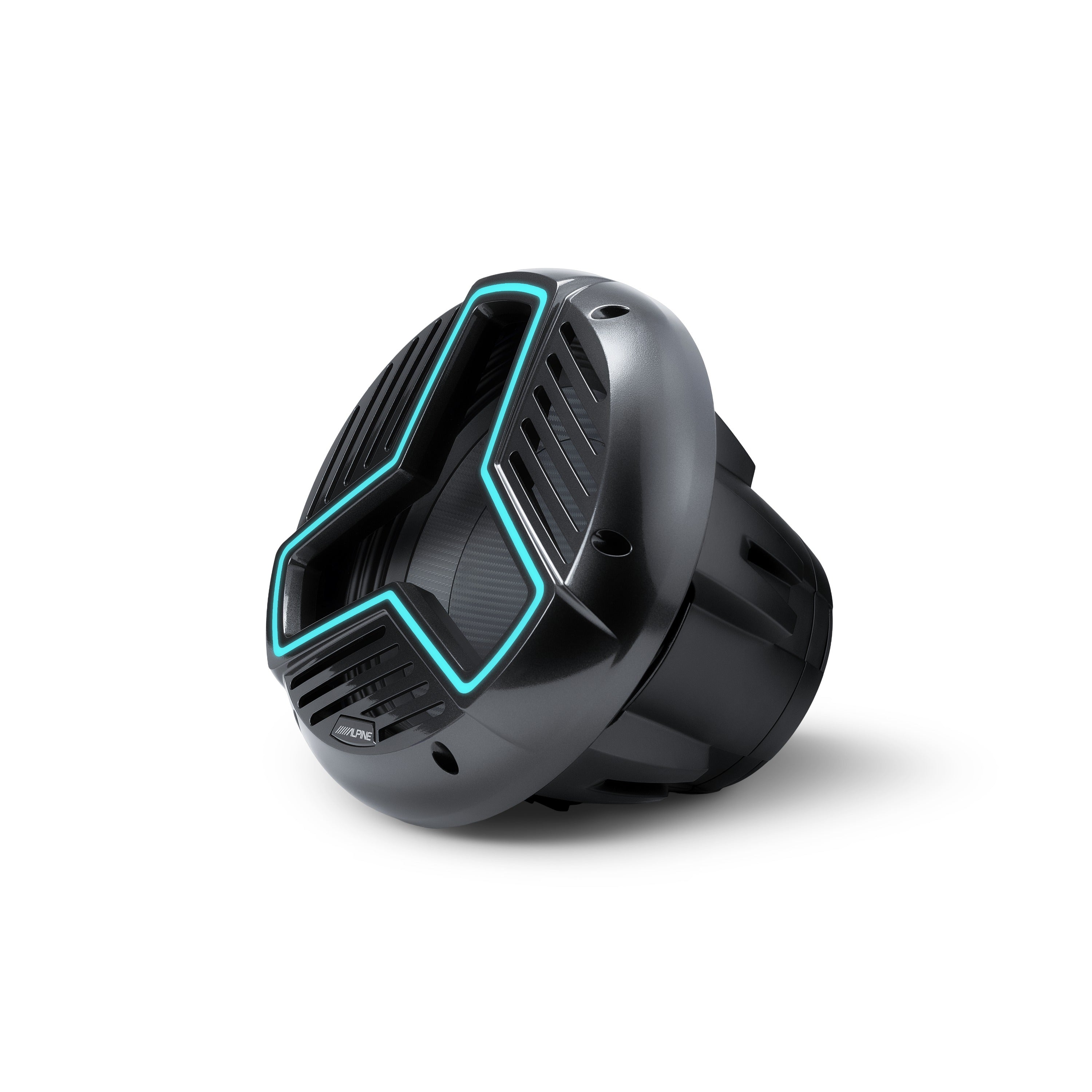 Alpine Marine 12" Marine Subwoofer with Integrated RGB Lighting and IP66 Waterproof Design