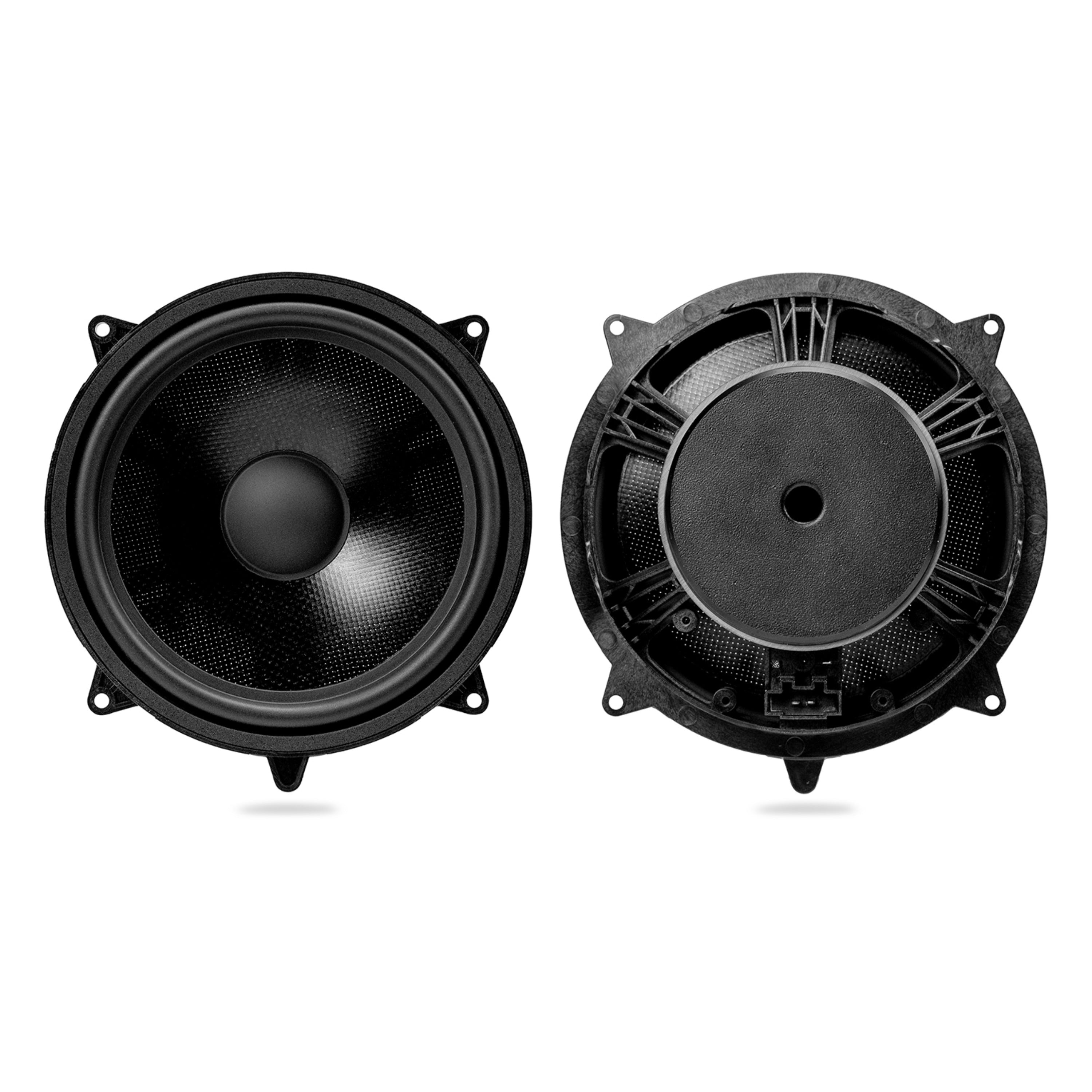 MB Quart MS1-216C Mercedes-Benz Sprinter (W907) 2019-Current Tuned Front 6.5 Inch 2-Way Front Component Speaker System and 3 Inch Center Channel Dash Speaker Upgrade