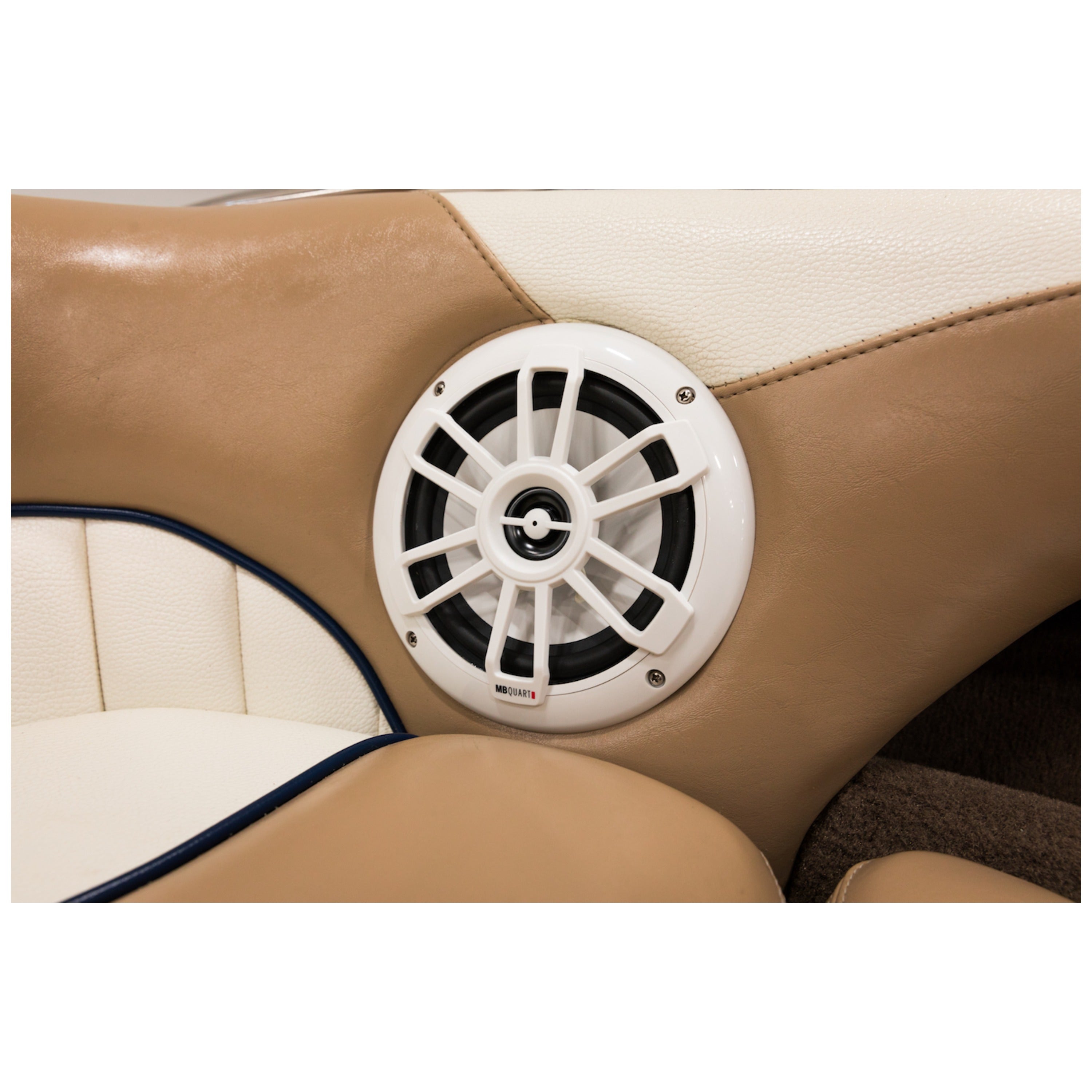 MB Quart NF1-116 White 6.5" 2-Way Coaxial Nautic Formula Speaker System with Integrated Tweeter