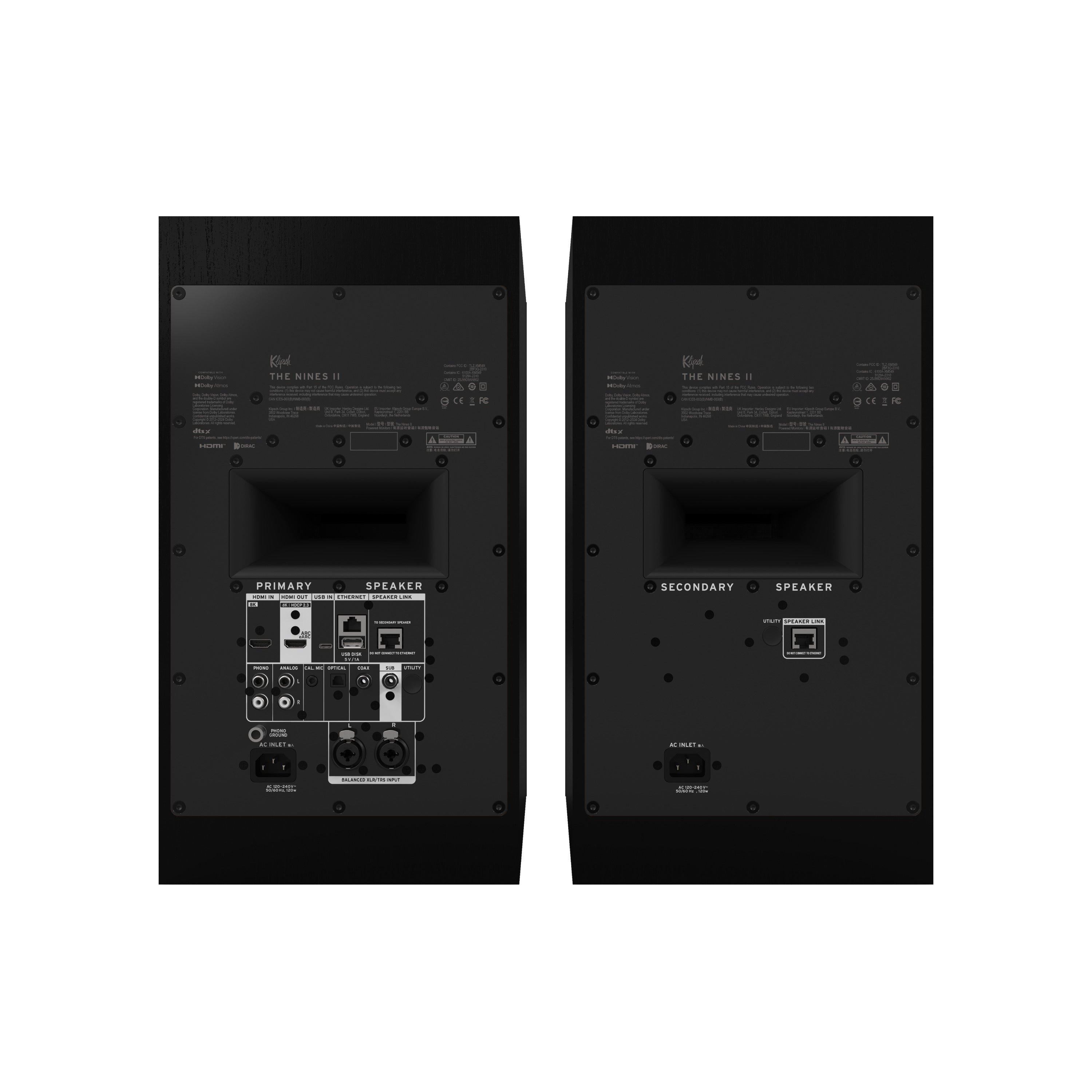 Klipsch Nines II 8" Powered Speakers