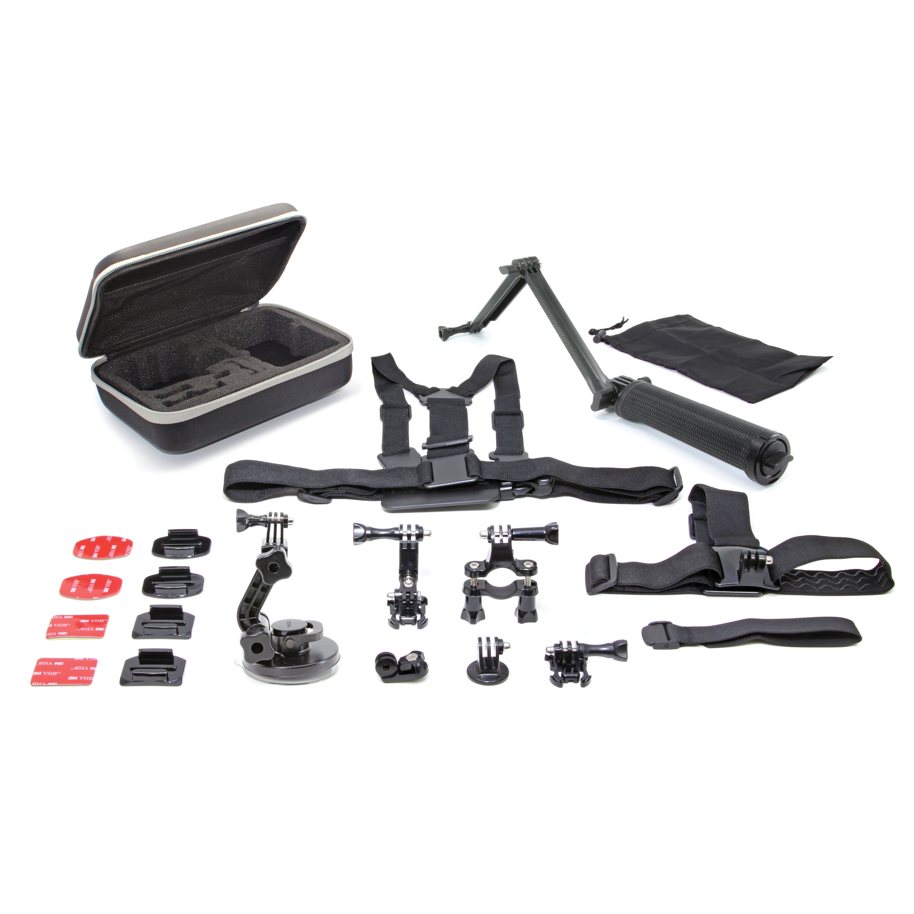 Optex Action Camera 16-Piece Accessory Kit