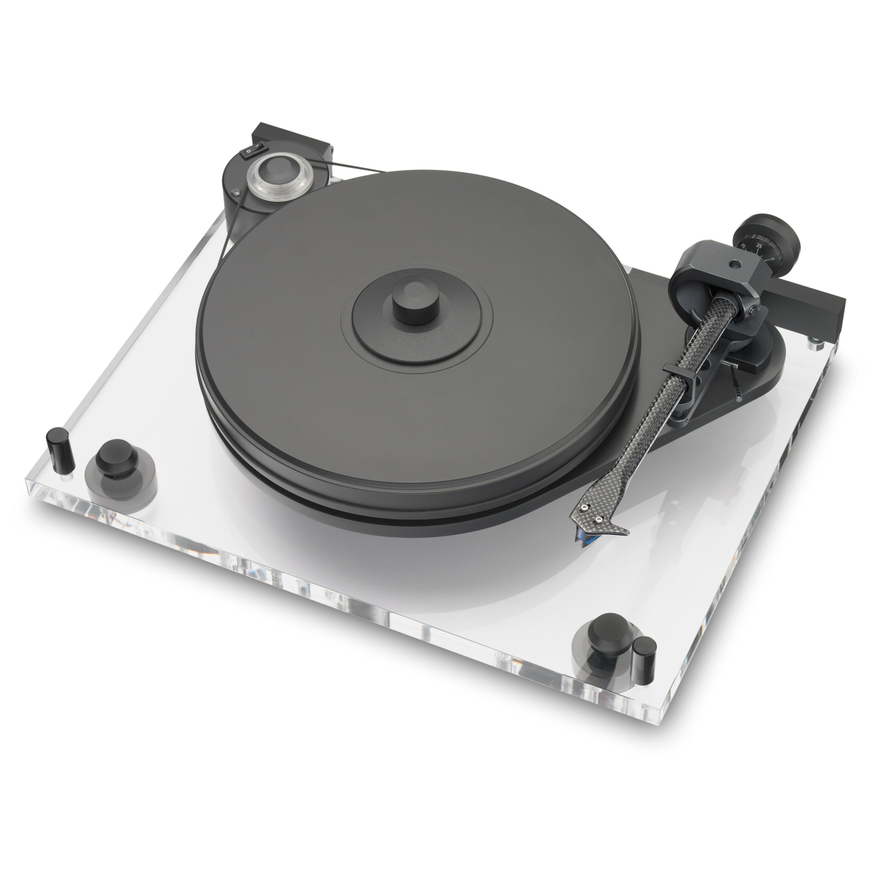 Pro-Ject 6 Perspex Turntable with Factory Installed Quintet Blue Cartridge