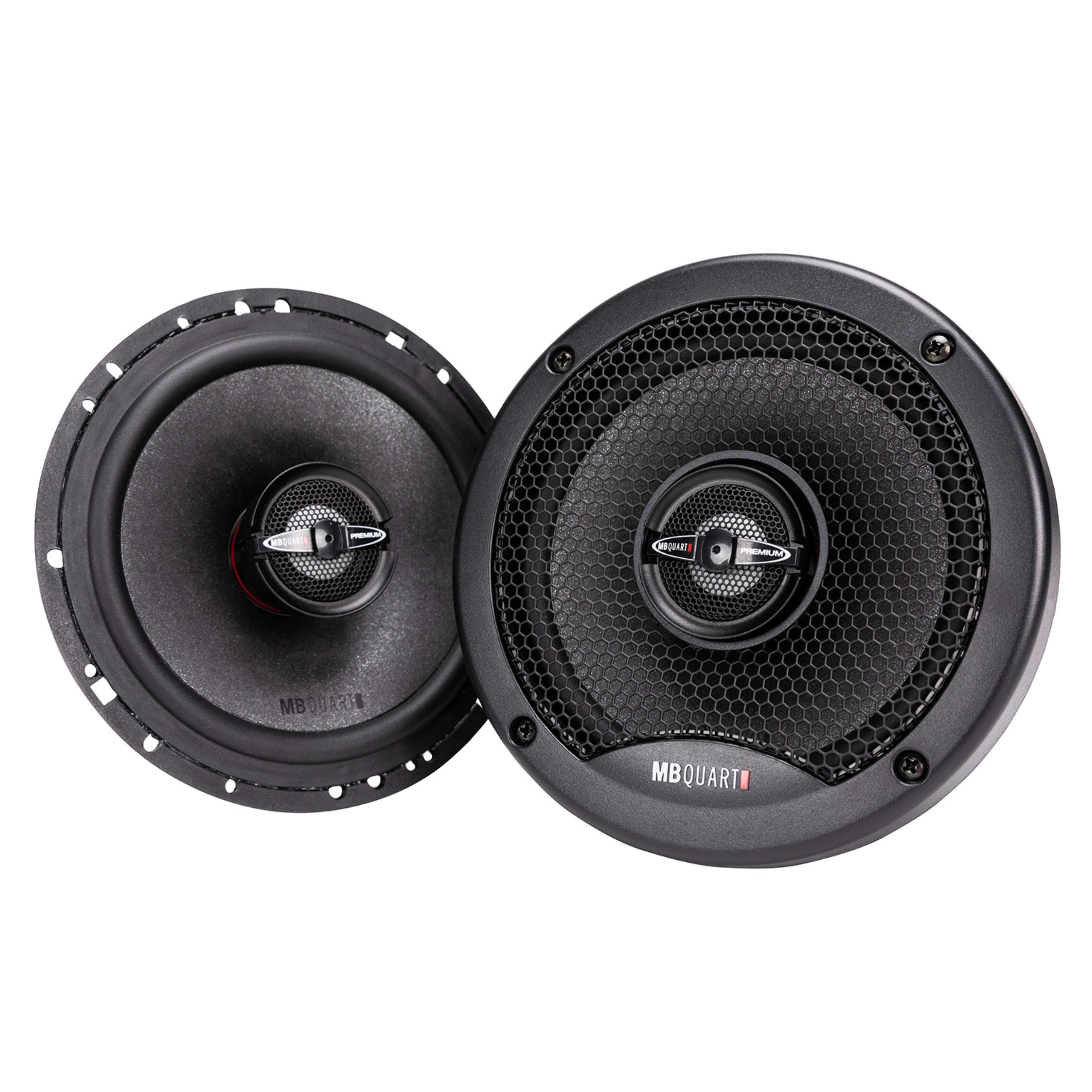MB Quart PK1-116 6.5" Premium 2-Way coax speakers with 1" Magnesium WideSphere™ Technology Tweeters