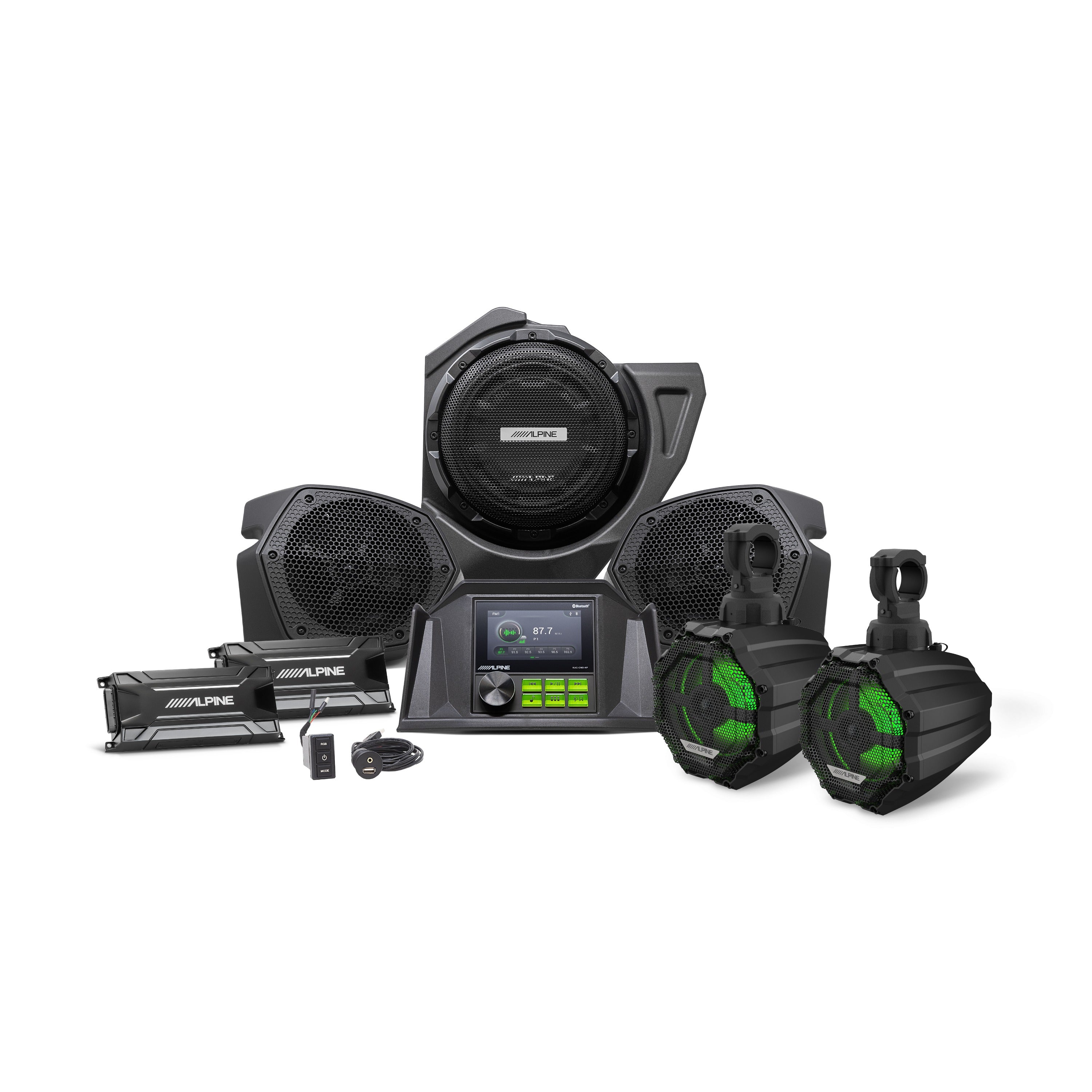 Alpine PSS-PRZR Complete Audio Upgrade 2013 - Up Select Polaris RZR Side-by-Sides