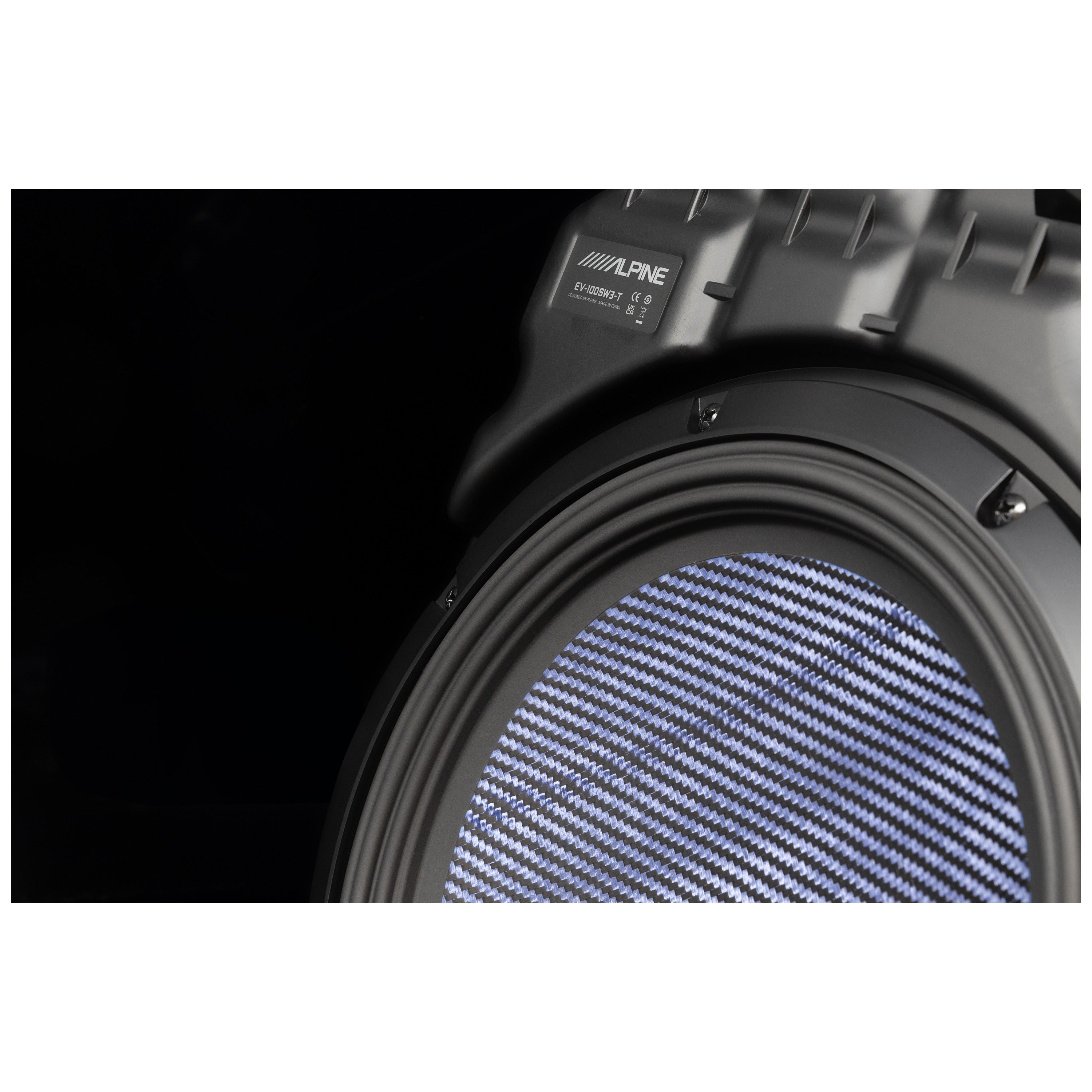 Alpine PSS-TSUB-T3B 10" Subwoofer Upgrade Kit For 2017-23 Tesla Model 3 Base Audio