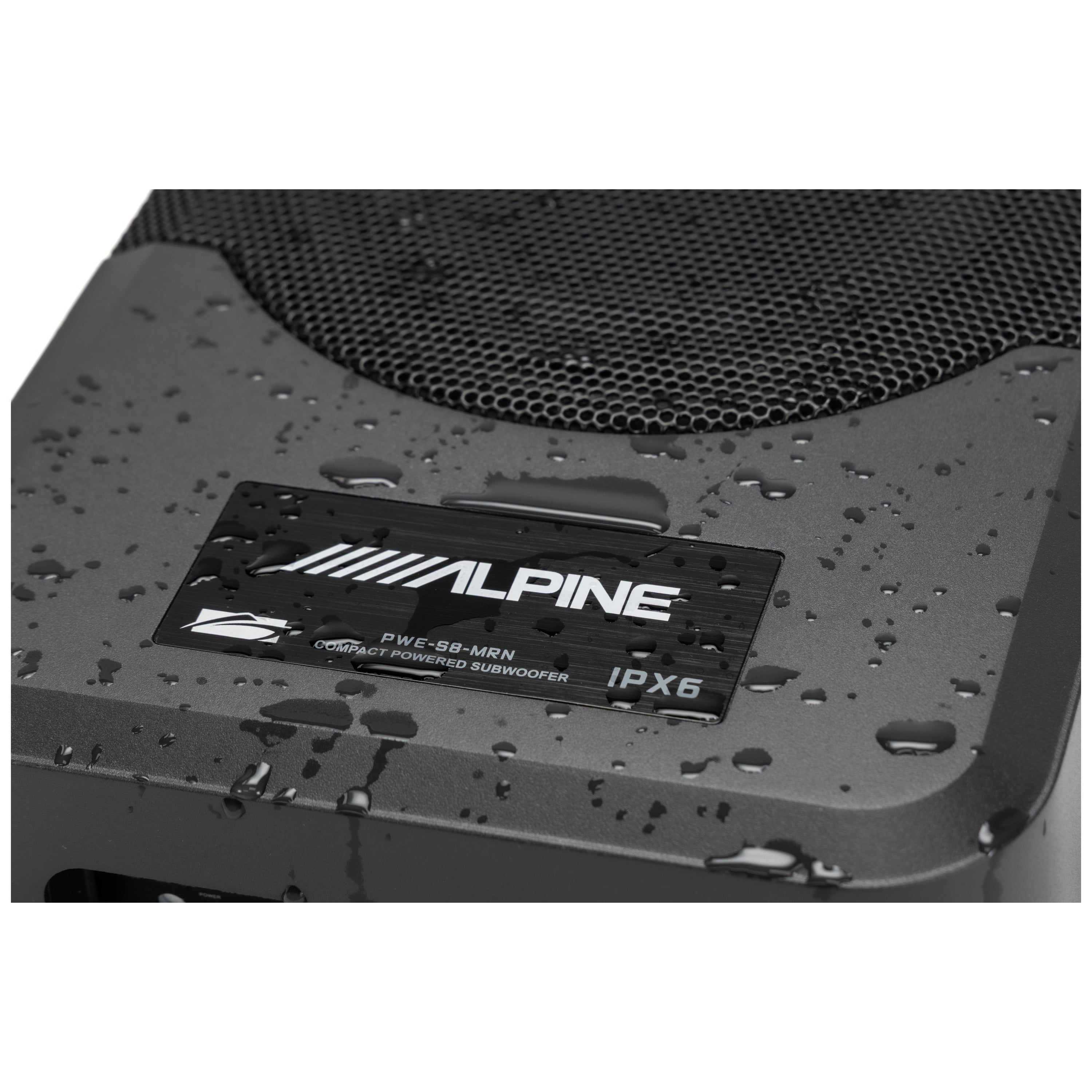 Alpine PWE-S8-MRN 8" Powered Marine Subwoofer Enclosure