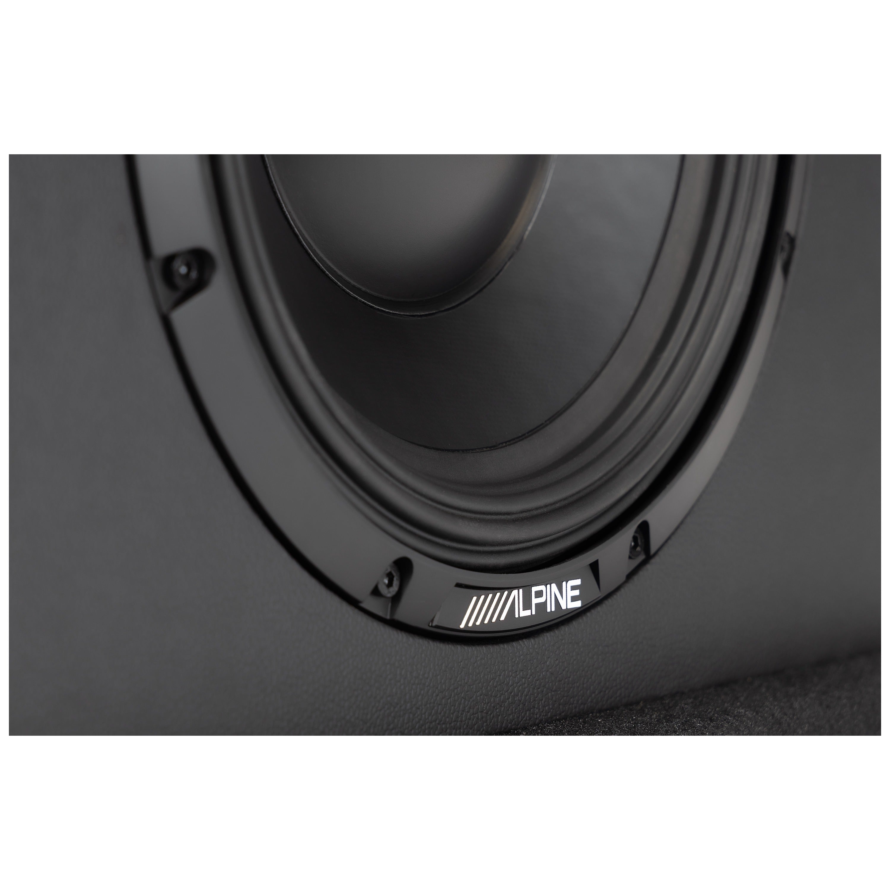 Alpine PWE-SB10 10" Powered Subwoofer Wedge Enclosure