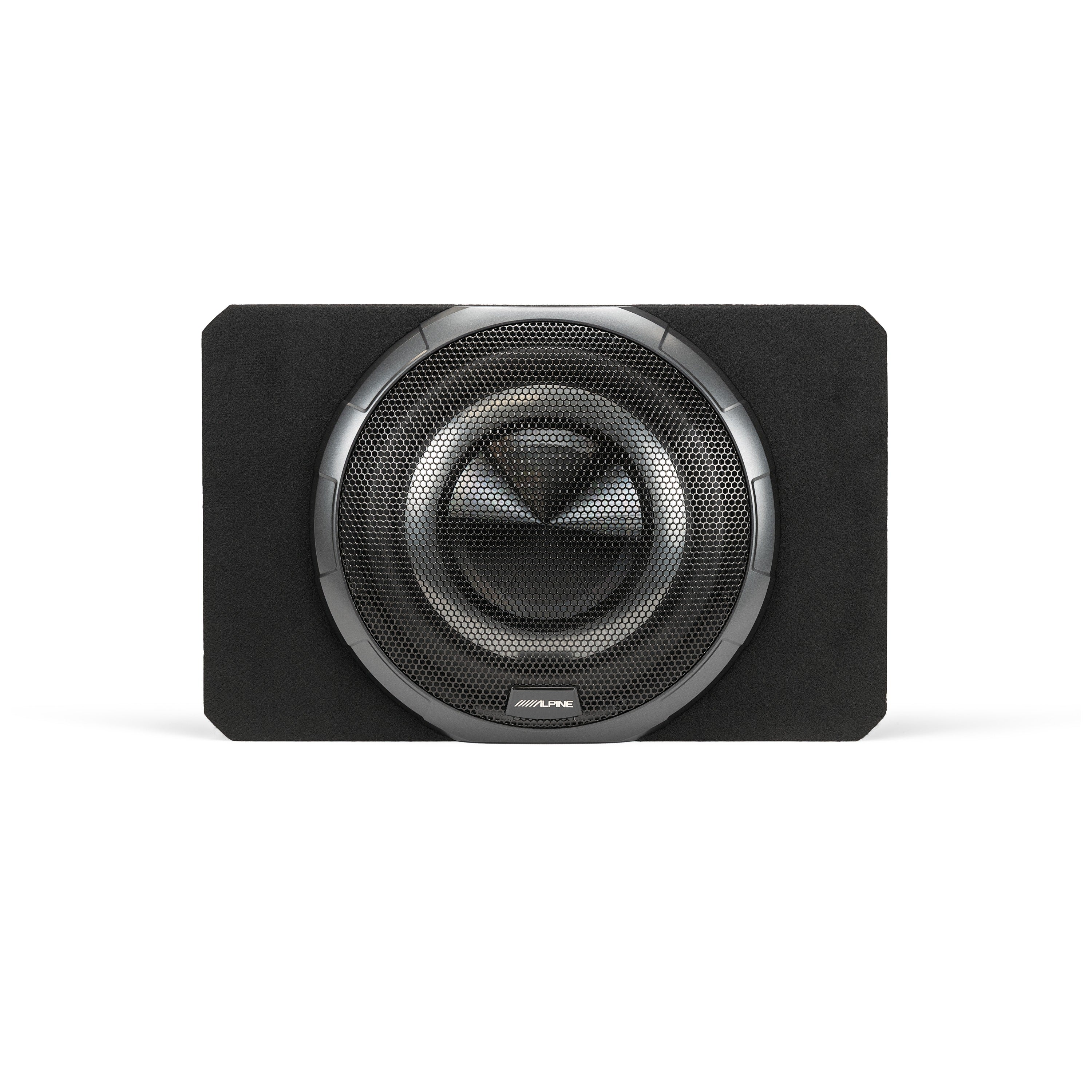 Alpine PWV-SB12 12" BassRev™ Powered Shallow Subwoofer Enclosure with OPTIM™ Sync Technology