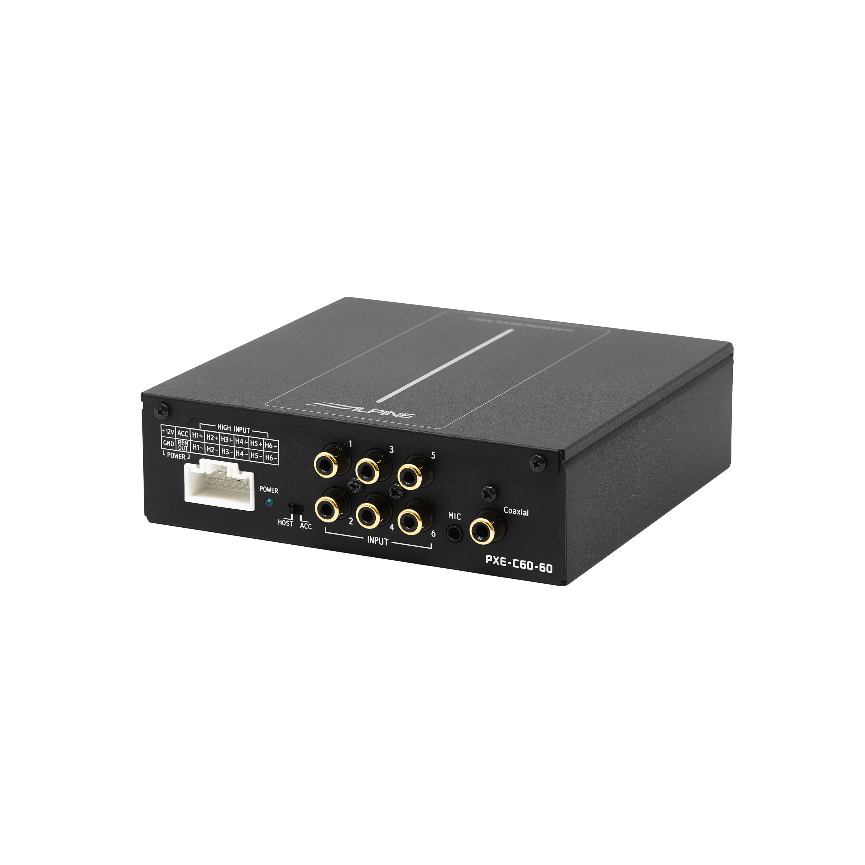 Alpine PXE-C60-60 OPTIM6 6-Channel Hi-Res Sound Processor with Automat