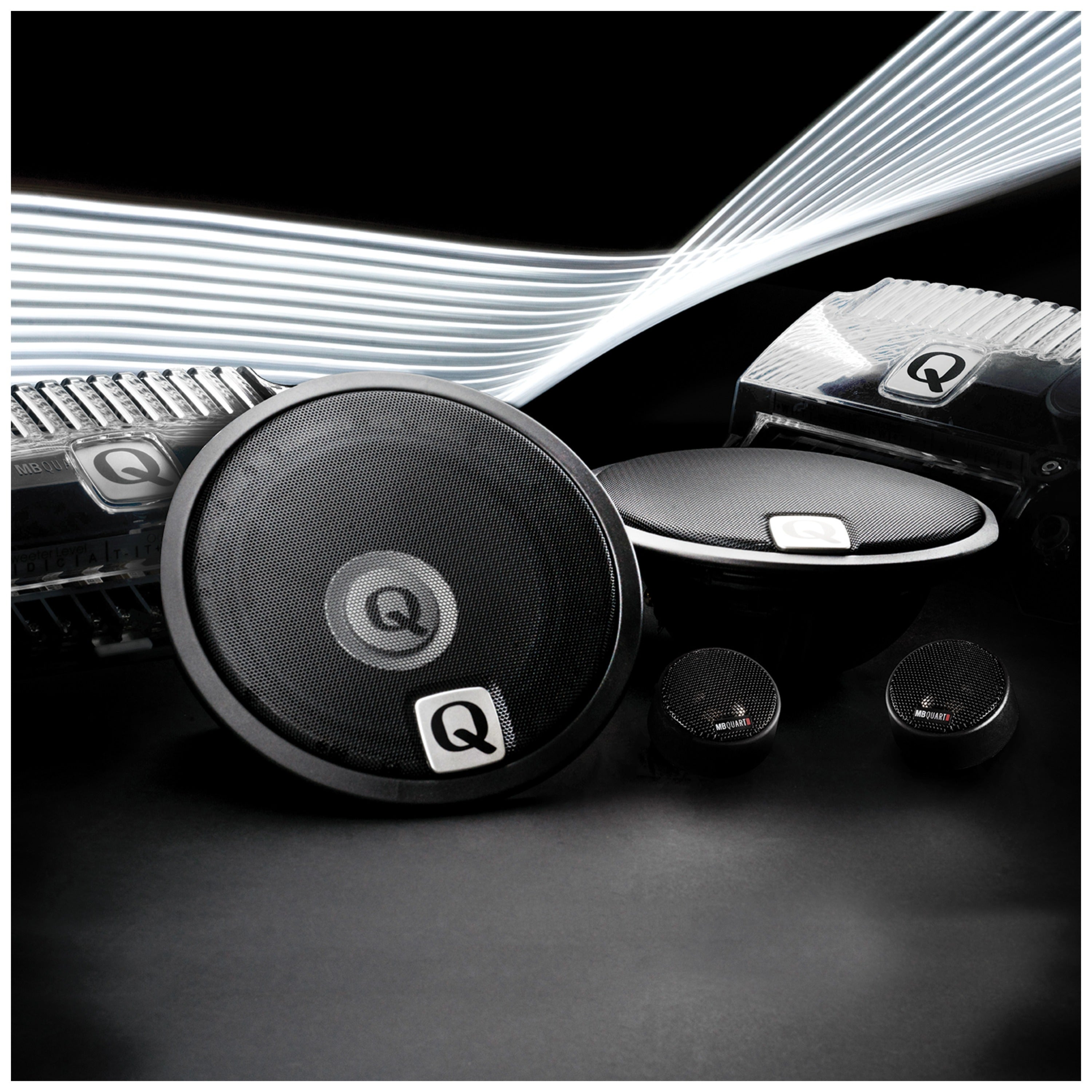 MB Quart QSE-216 Q Series 360 Watt 6.5-Inch 2-Way Component Speaker Sy