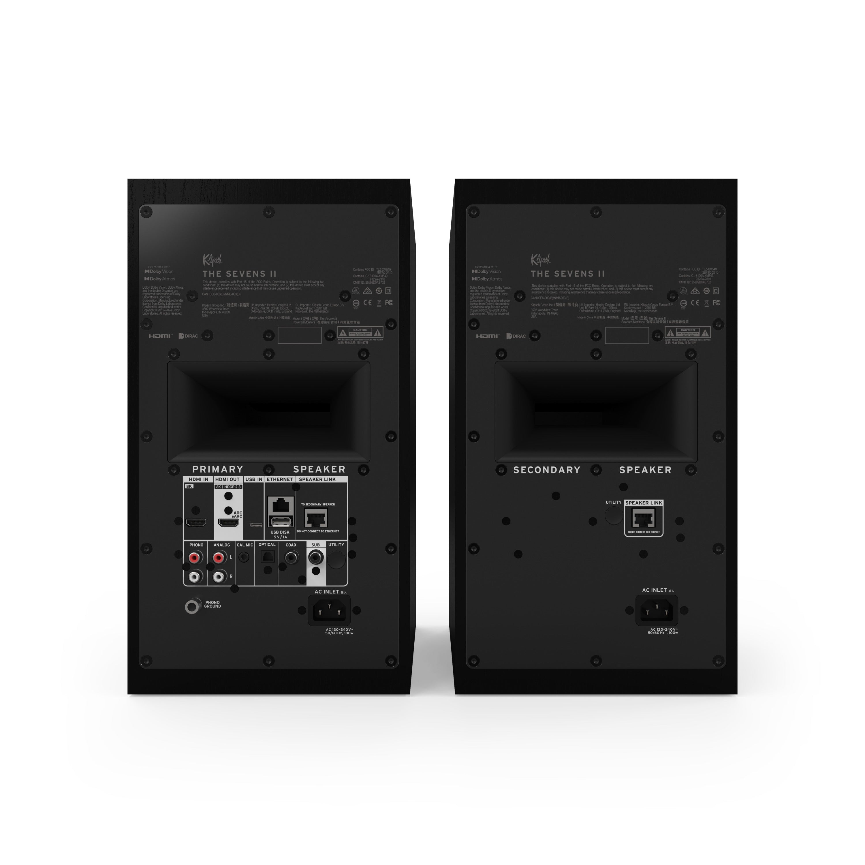 Klipsch Sevens II 6.5" Powered Speakers