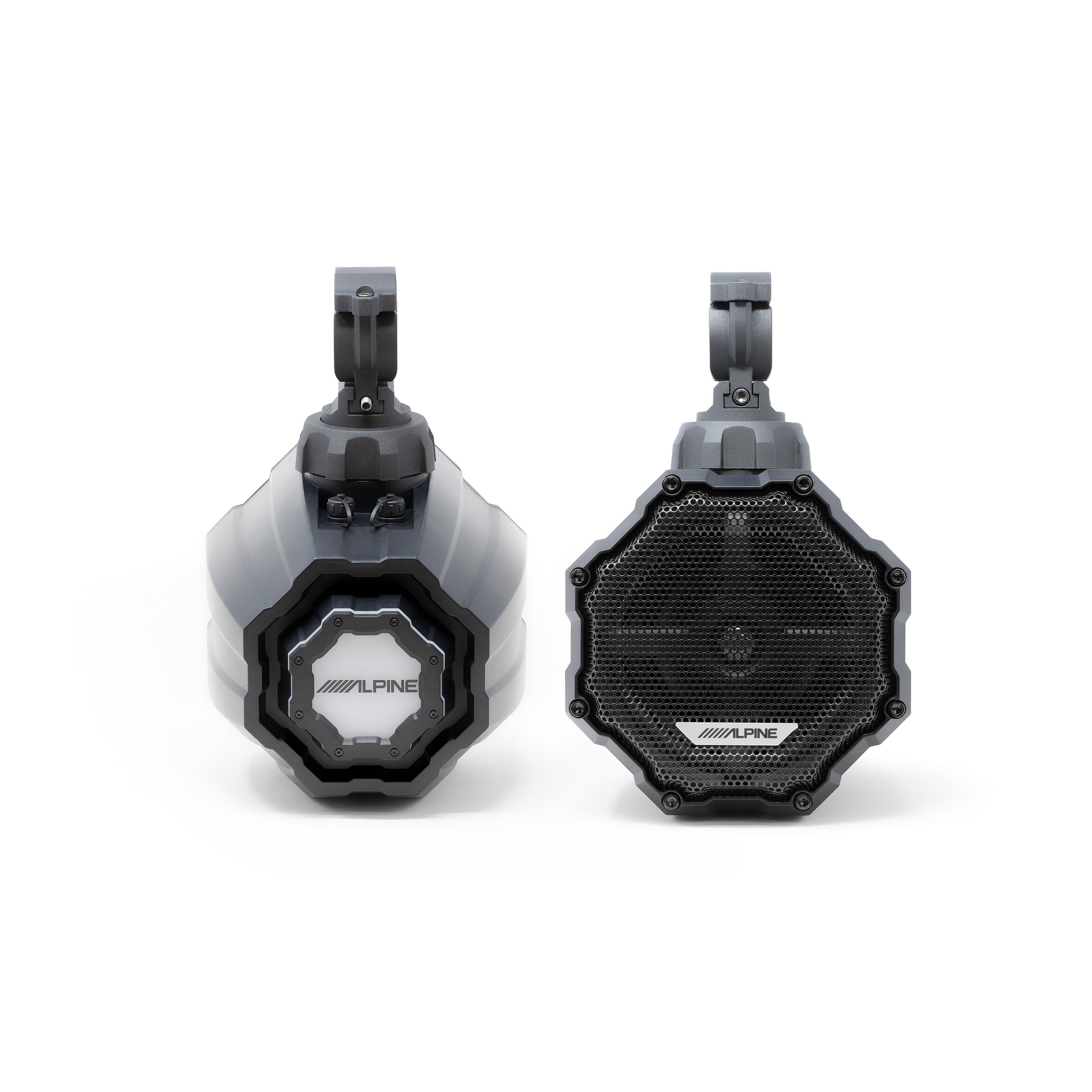 Alpine SPV-65RGB-CAN Universal 6.5" Weather-Resistant Cage-Mounted RGB Speaker Pods for UTV & Powersports Applications