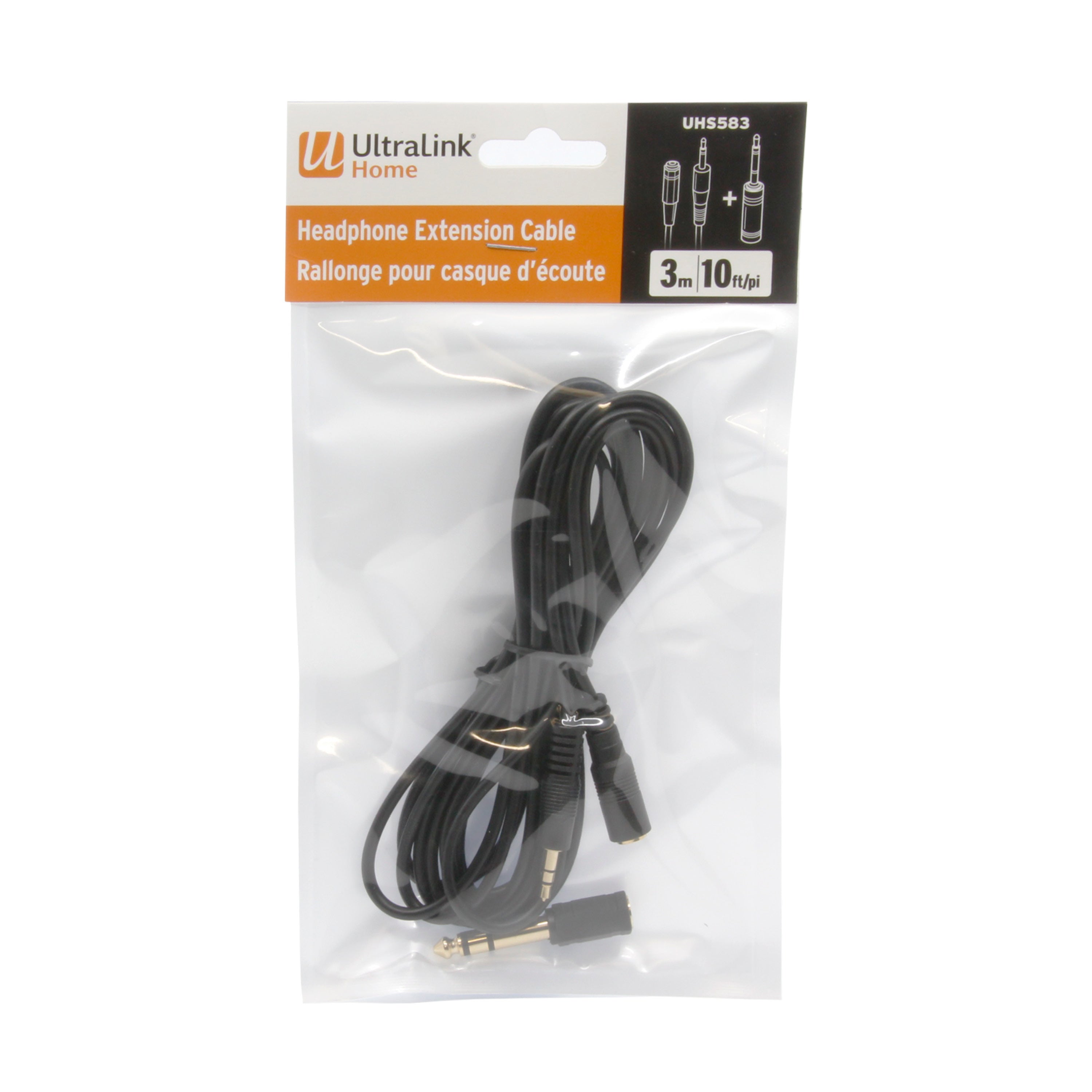 Rallonge pour casque stéréo domestique Ultralink - 3 m/10 pi