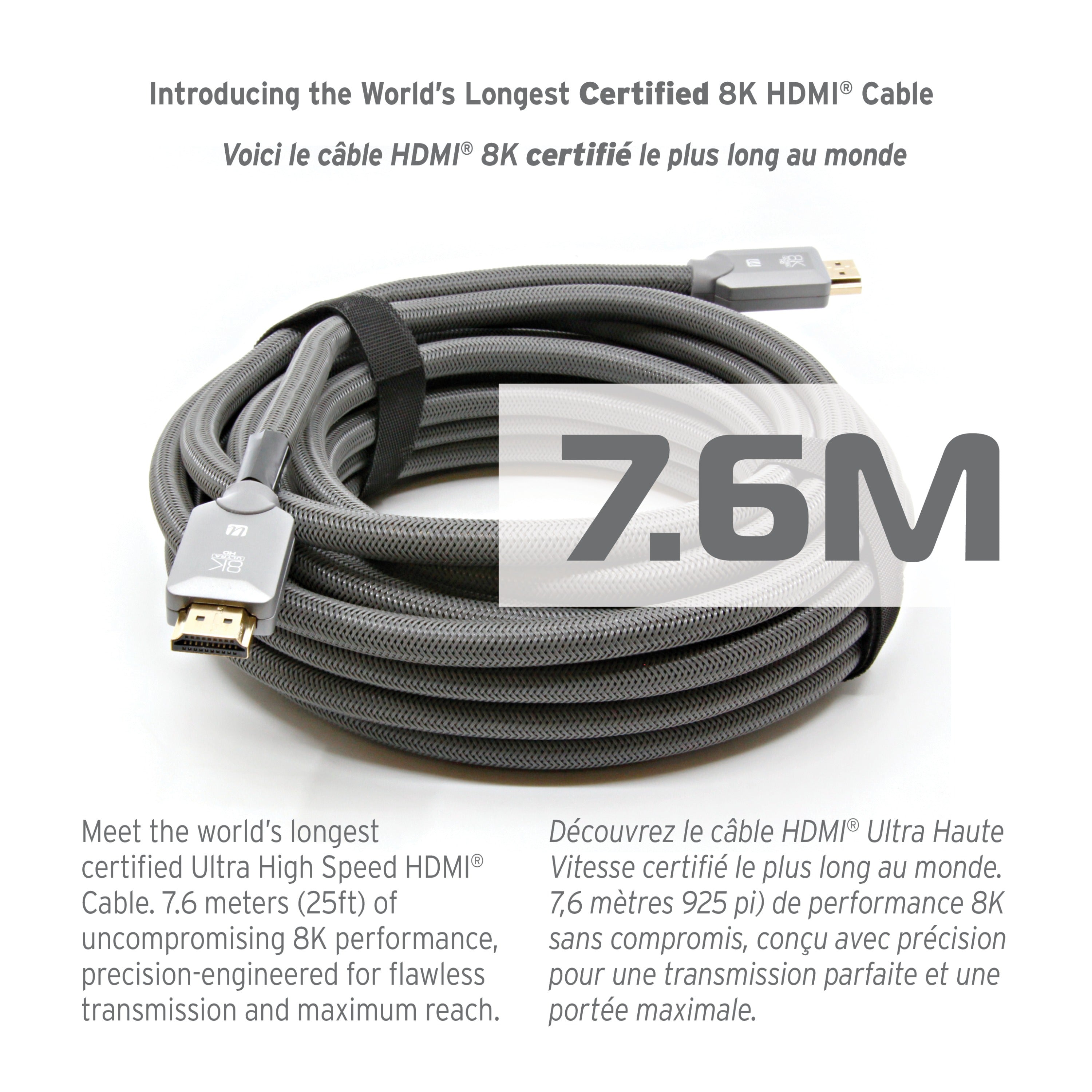 Câble HDMI Ultralink Caliber 8K UltraHD