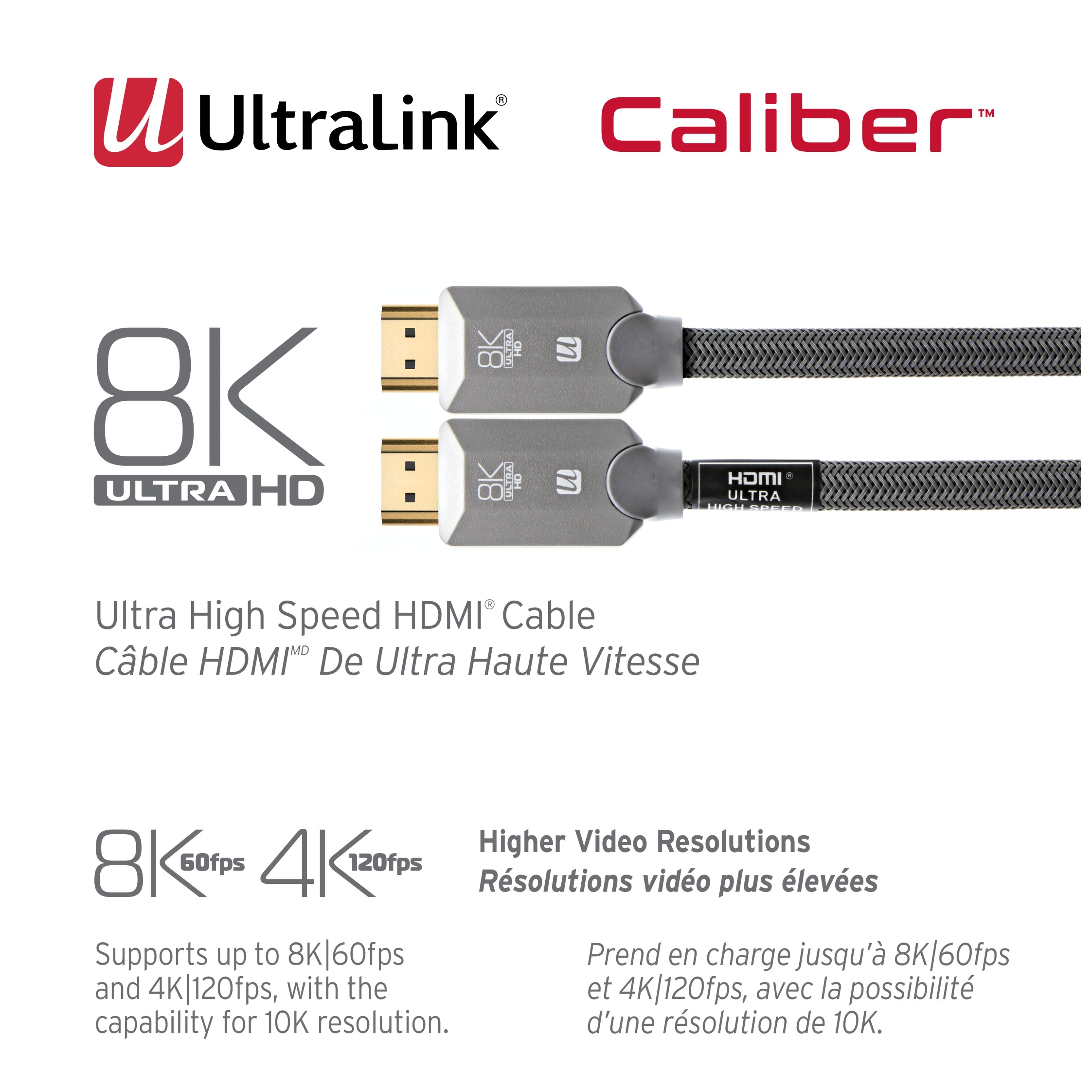Câble HDMI Ultralink Caliber 8K UltraHD