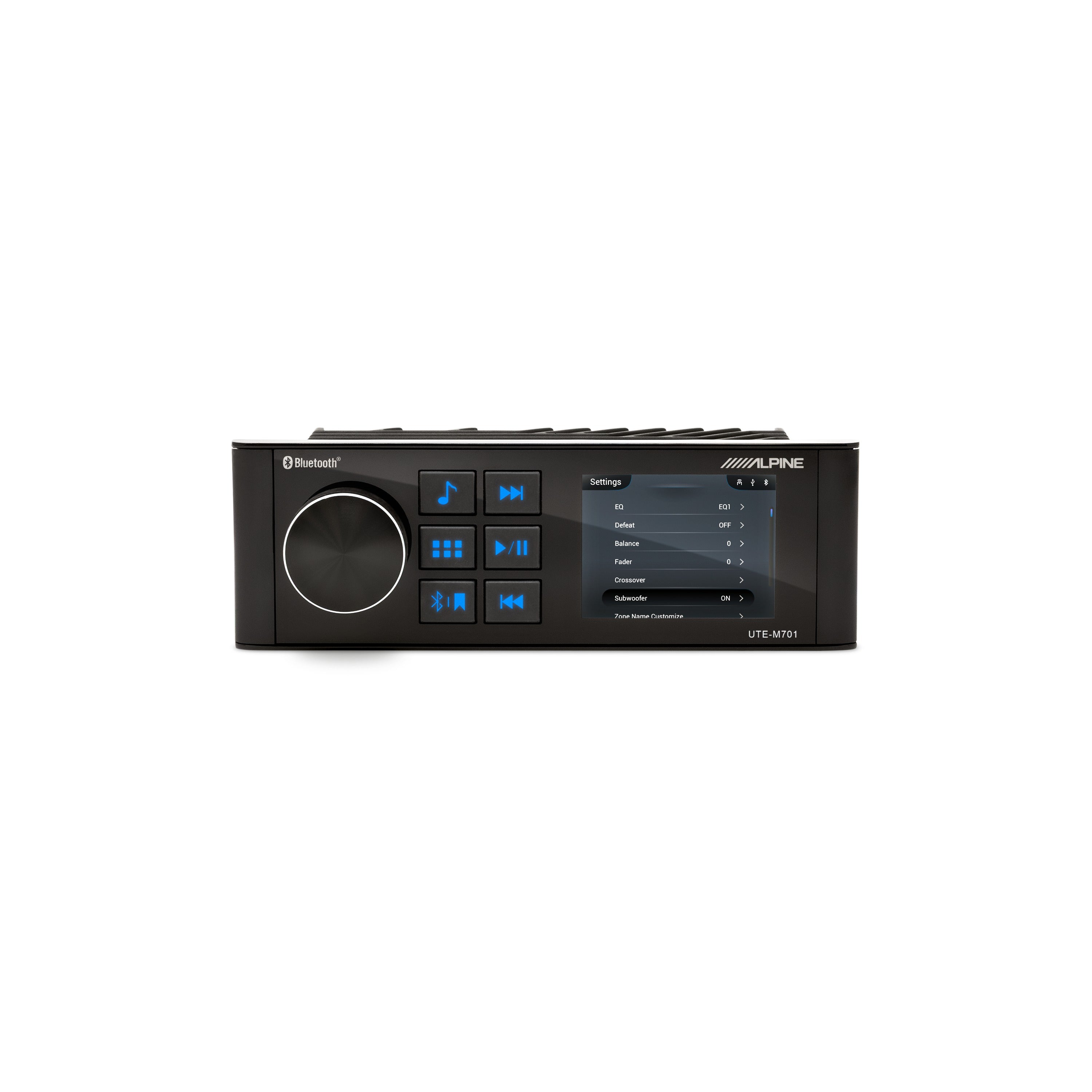 Alpine UTE-M701 Marine Head Unit (Non NMEA)