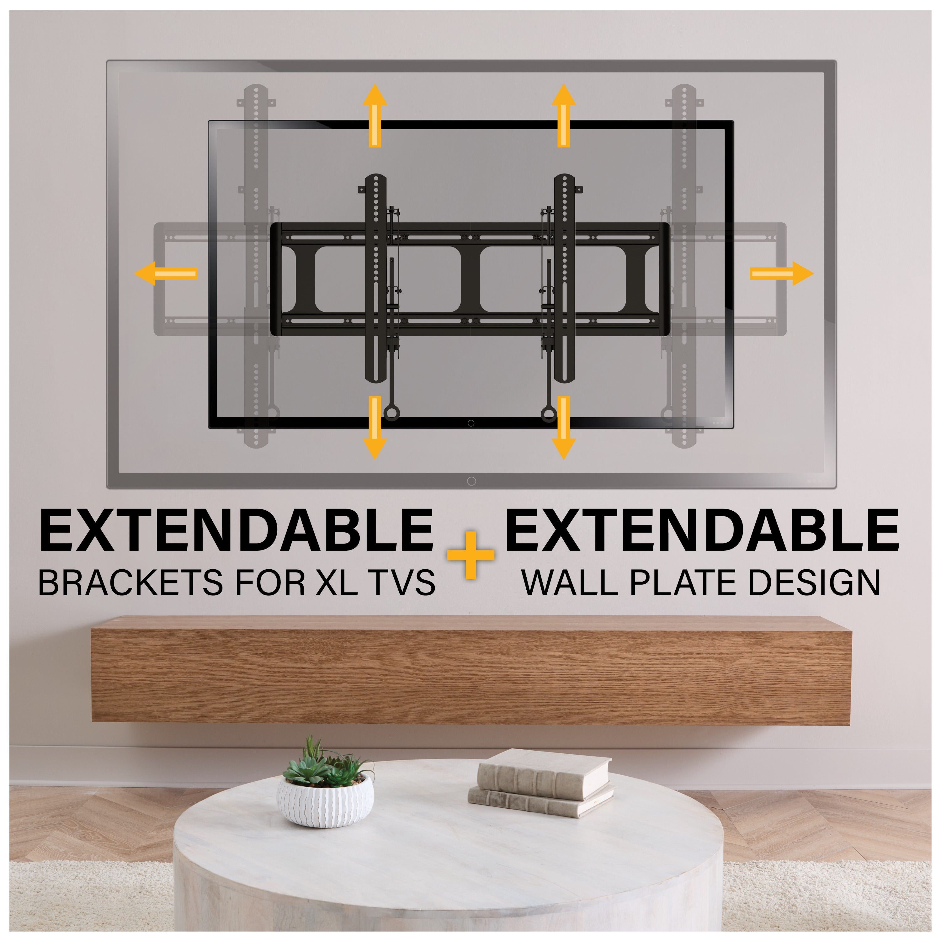 Sanus Extra Large Fixed TV Mount 65-140"