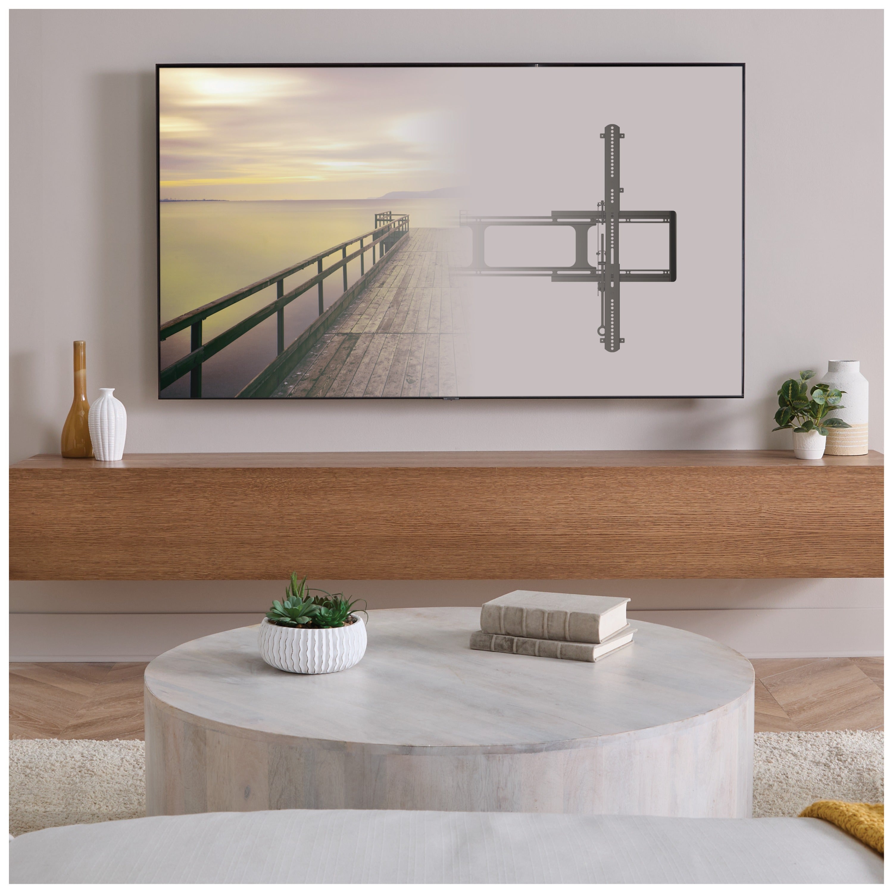 Sanus Extra Large Fixed TV Mount 65-140"