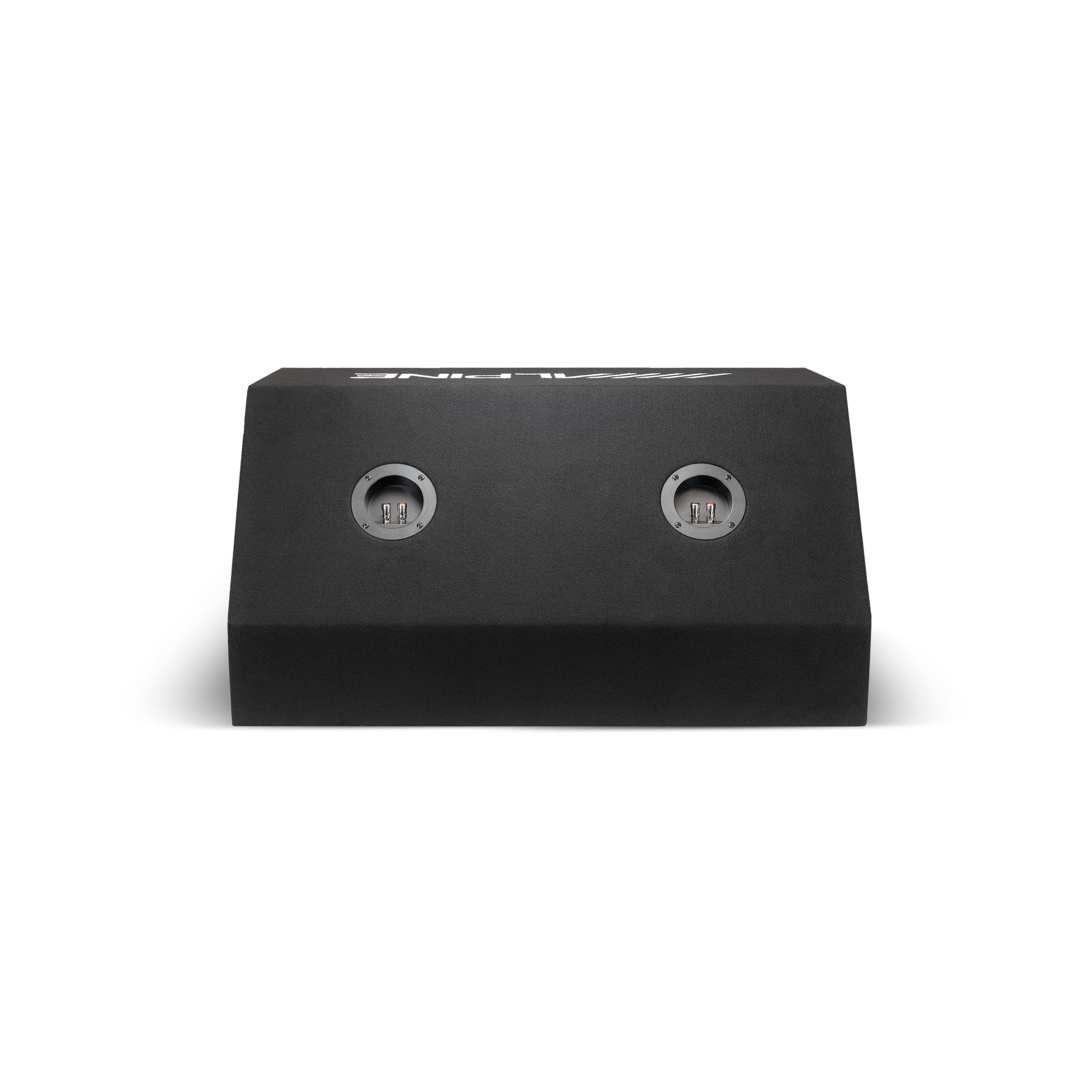 Alpine W-DB10V 10" Wedg-E Dual Vented Preloaded Wedge Subwoofer Enclosure