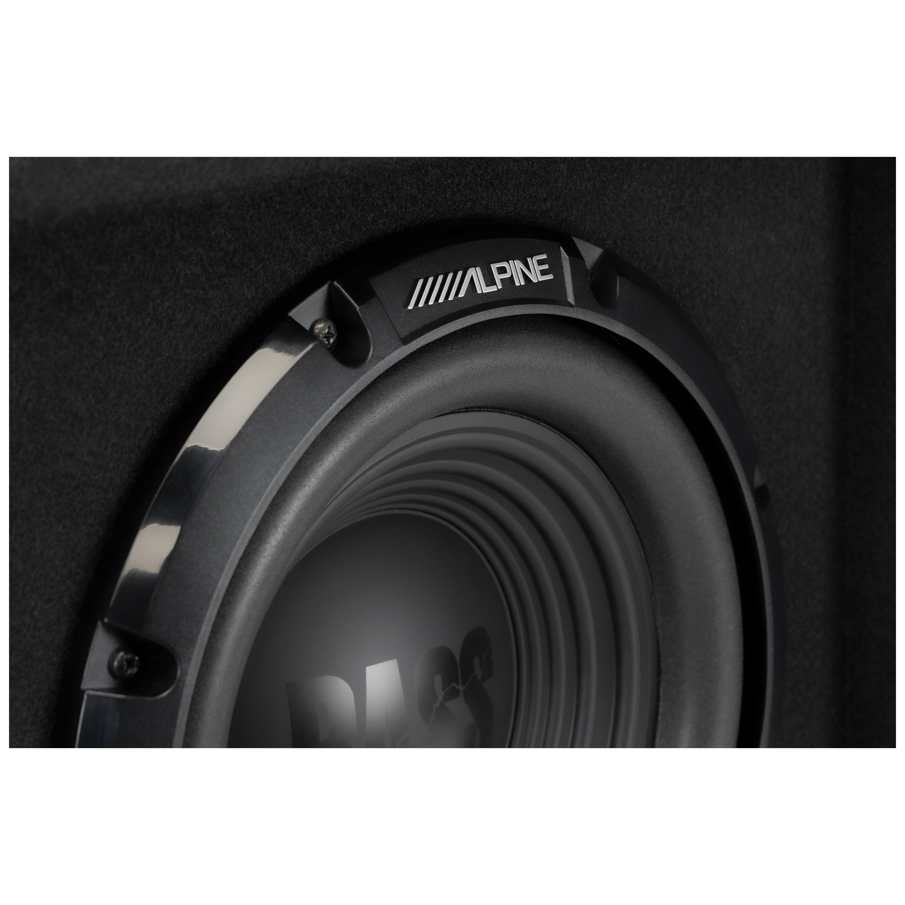 Alpine W-SB10V 10" Wedg-E Single Preloaded Wedge Subwoofer Enclosure