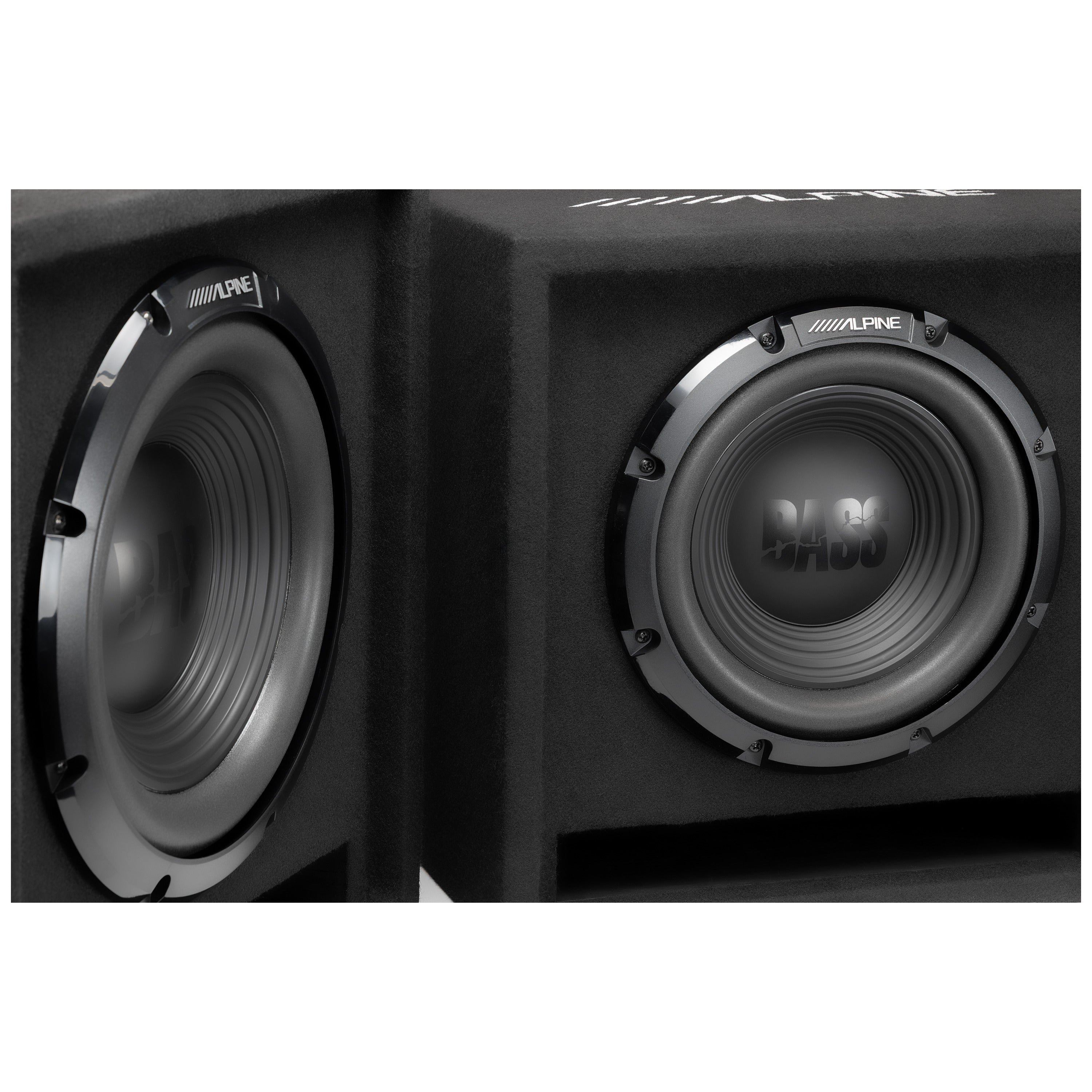 Alpine W-SB12V 12" Wedg-E Single Preloaded Wedge Subwoofer Enclosure