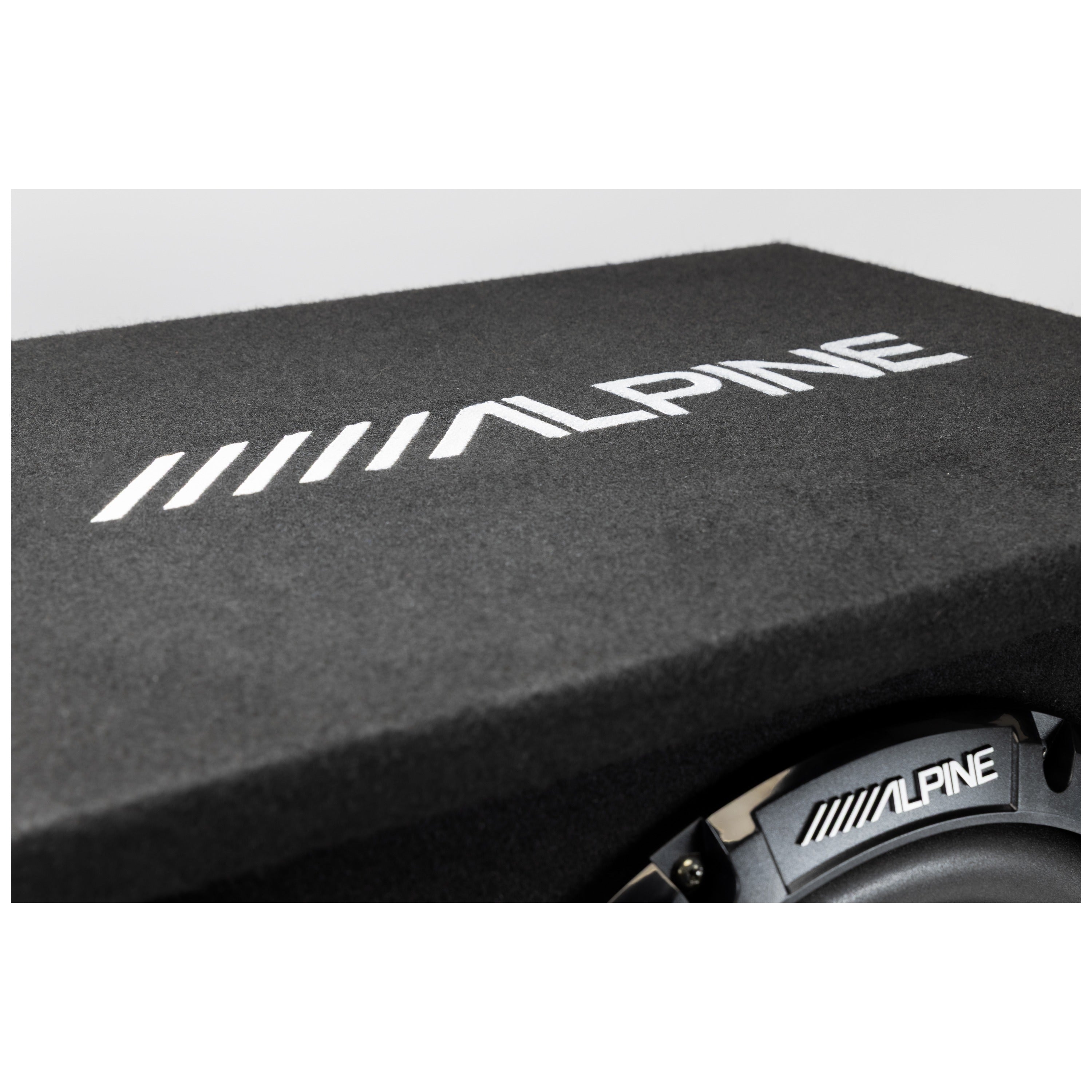 Alpine W-SB12V 12" Wedg-E Single Preloaded Wedge Subwoofer Enclosure