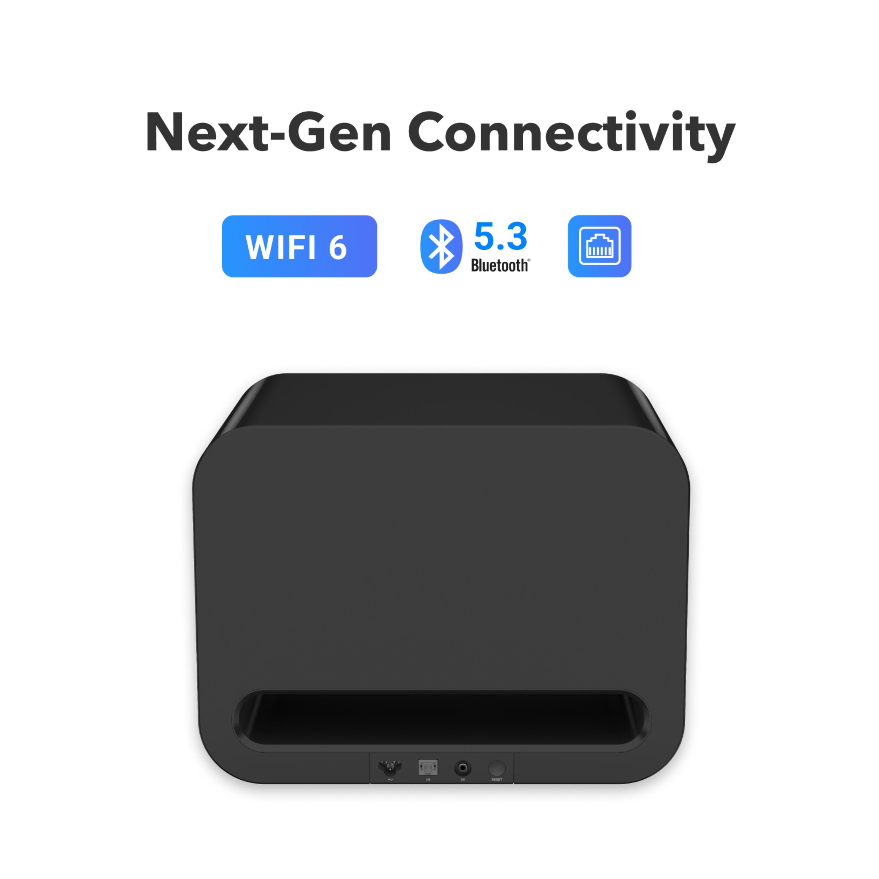 WiiM Sub Pro 8" Wireless Subwoofer for WiiM Ecosystem with Optional RCA Line Input