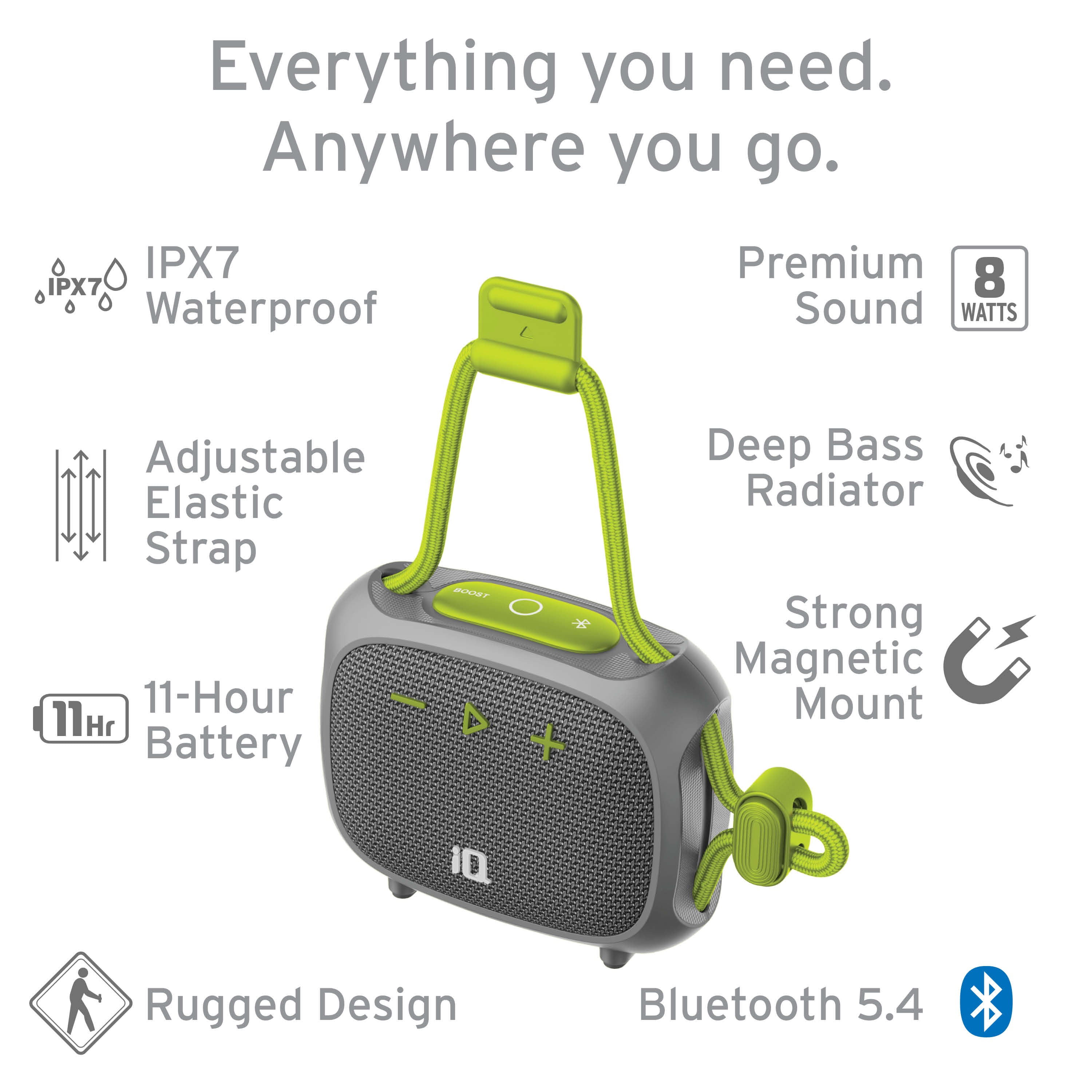 iQ Wave Go Outdoor Portable Speaker