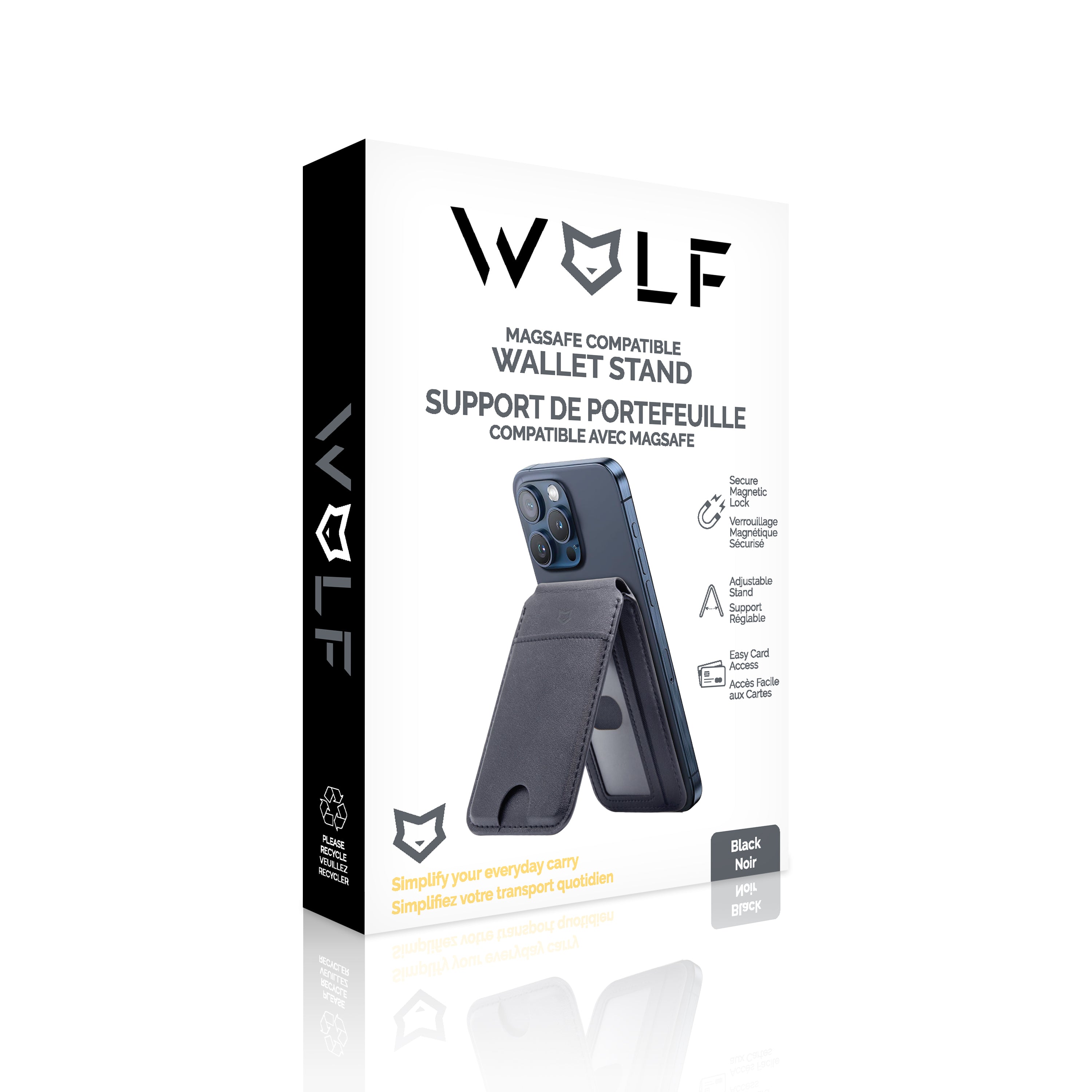 Wolf MagSafe Compatible Wallet Stand