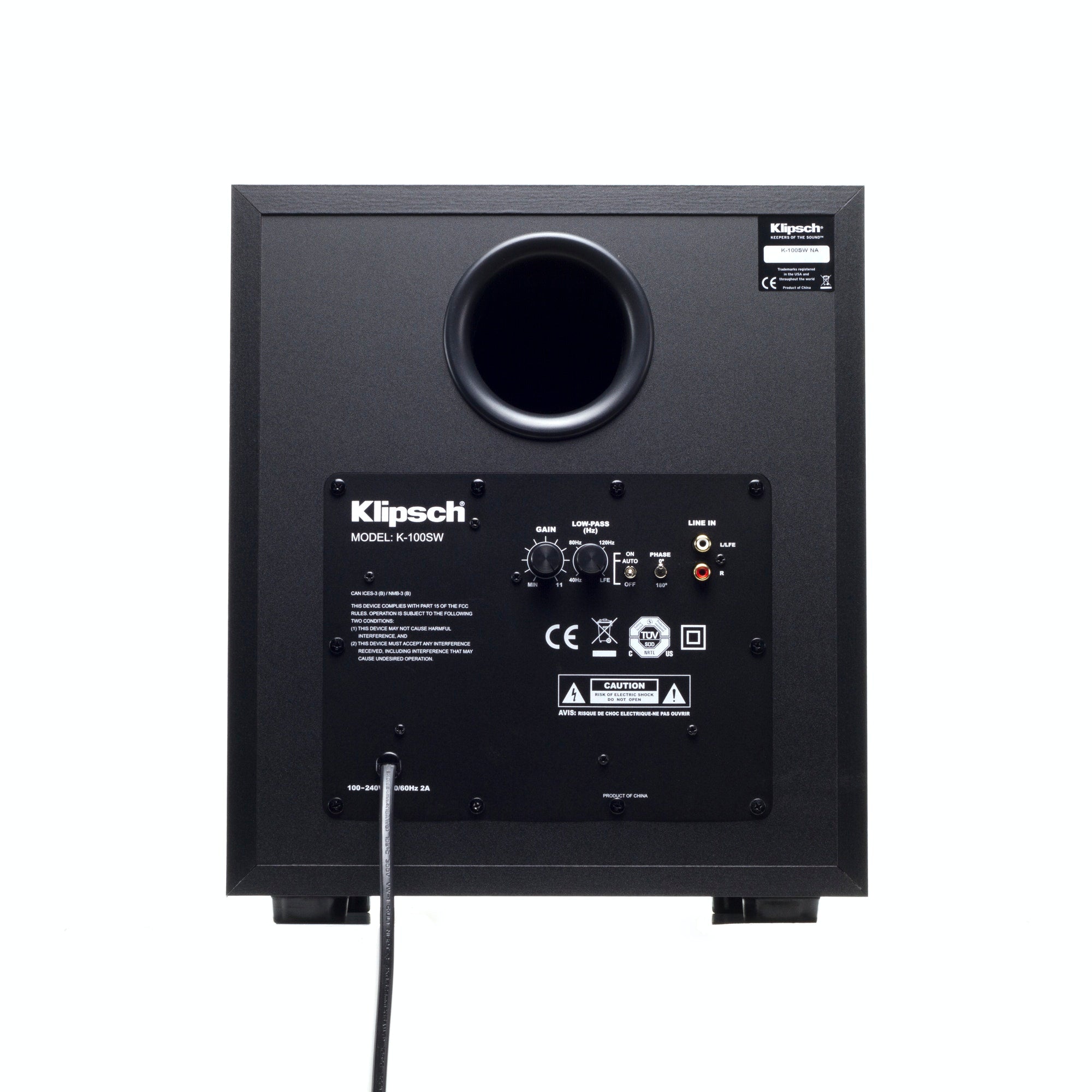 Klipsch R-100SW BLACK 【公式通販】