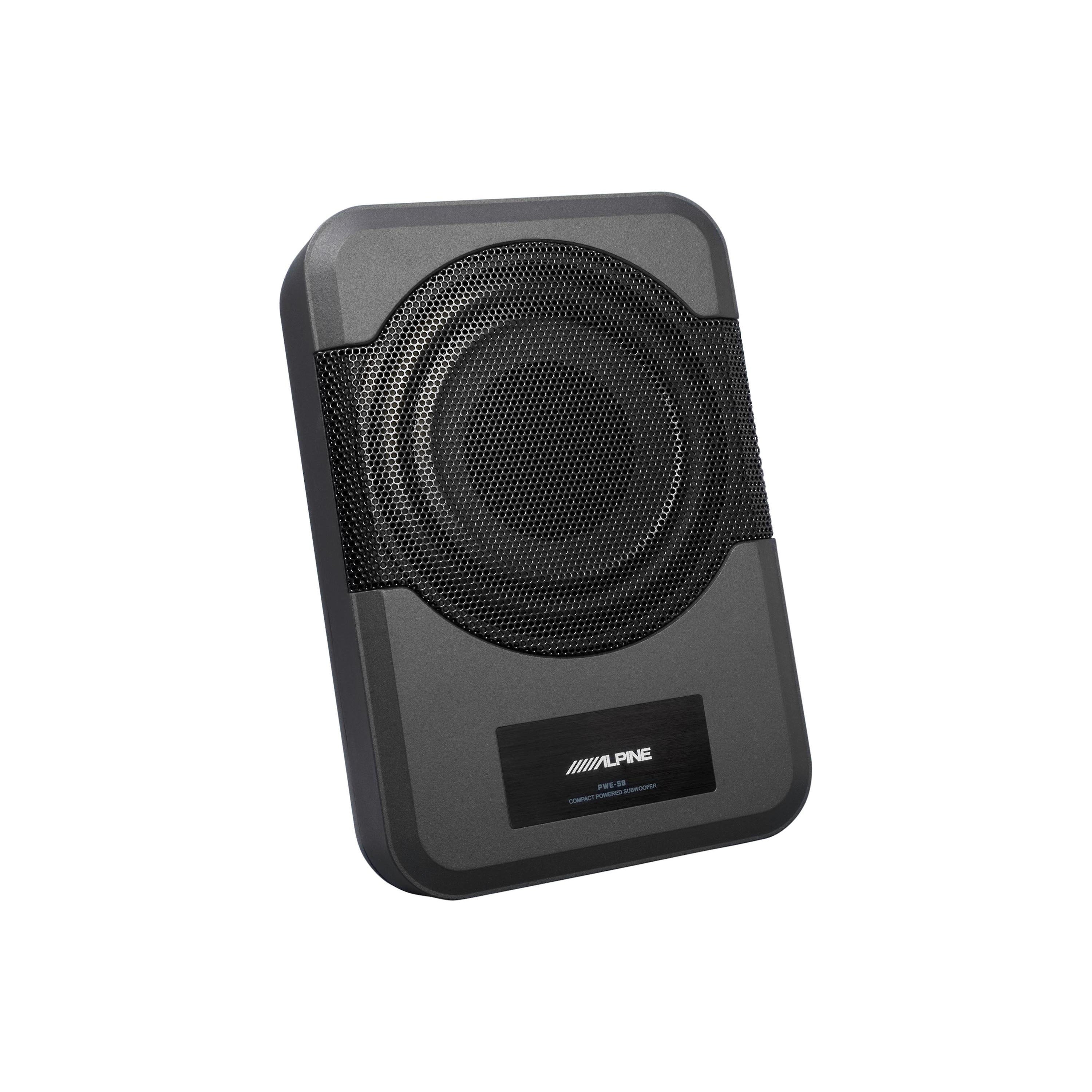 ALPINE サブウーファー MAX POWER 350W Alpine PWE-S8 Compact 120-Watt Powered Subwoofer