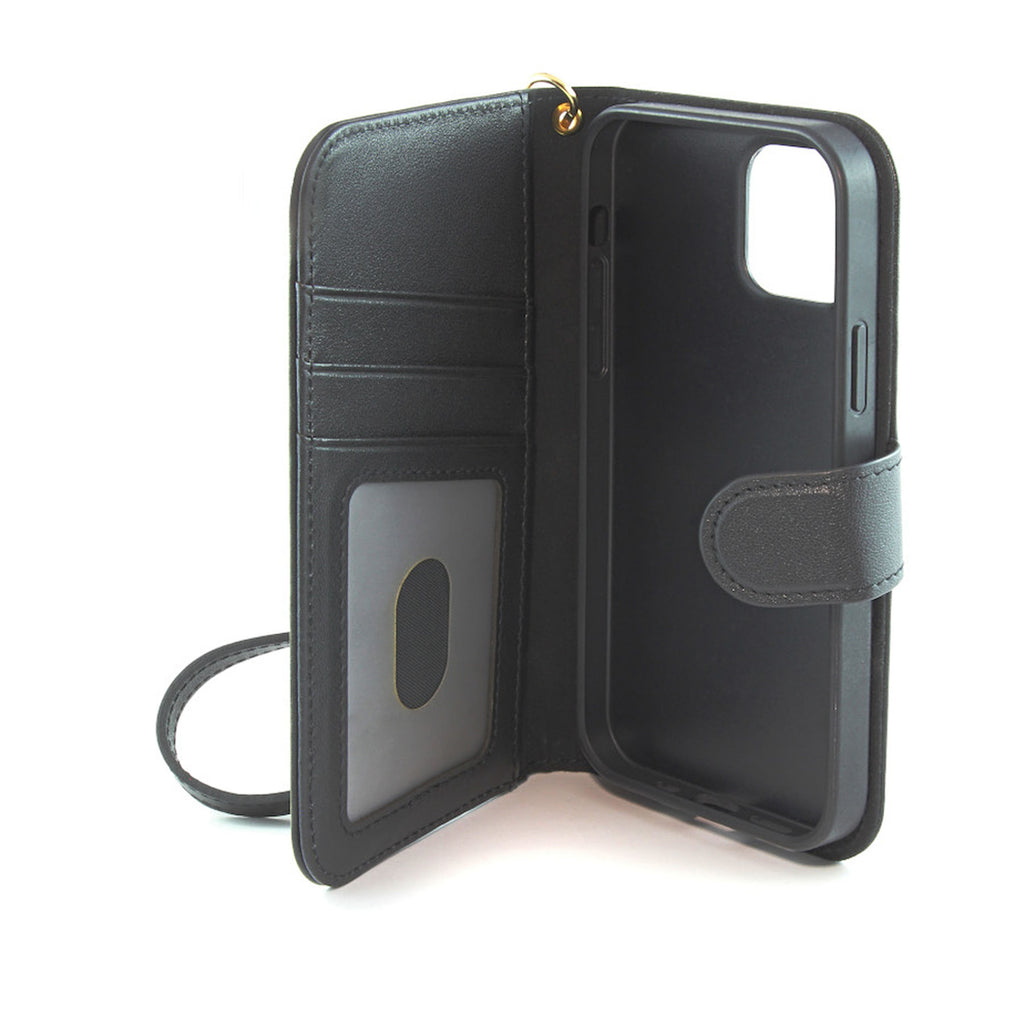Marcel Robert - Leather Folio Case For IPhone 13 Mini - Patented Model - Ultra Thin - Handmade In France - Bordeaux